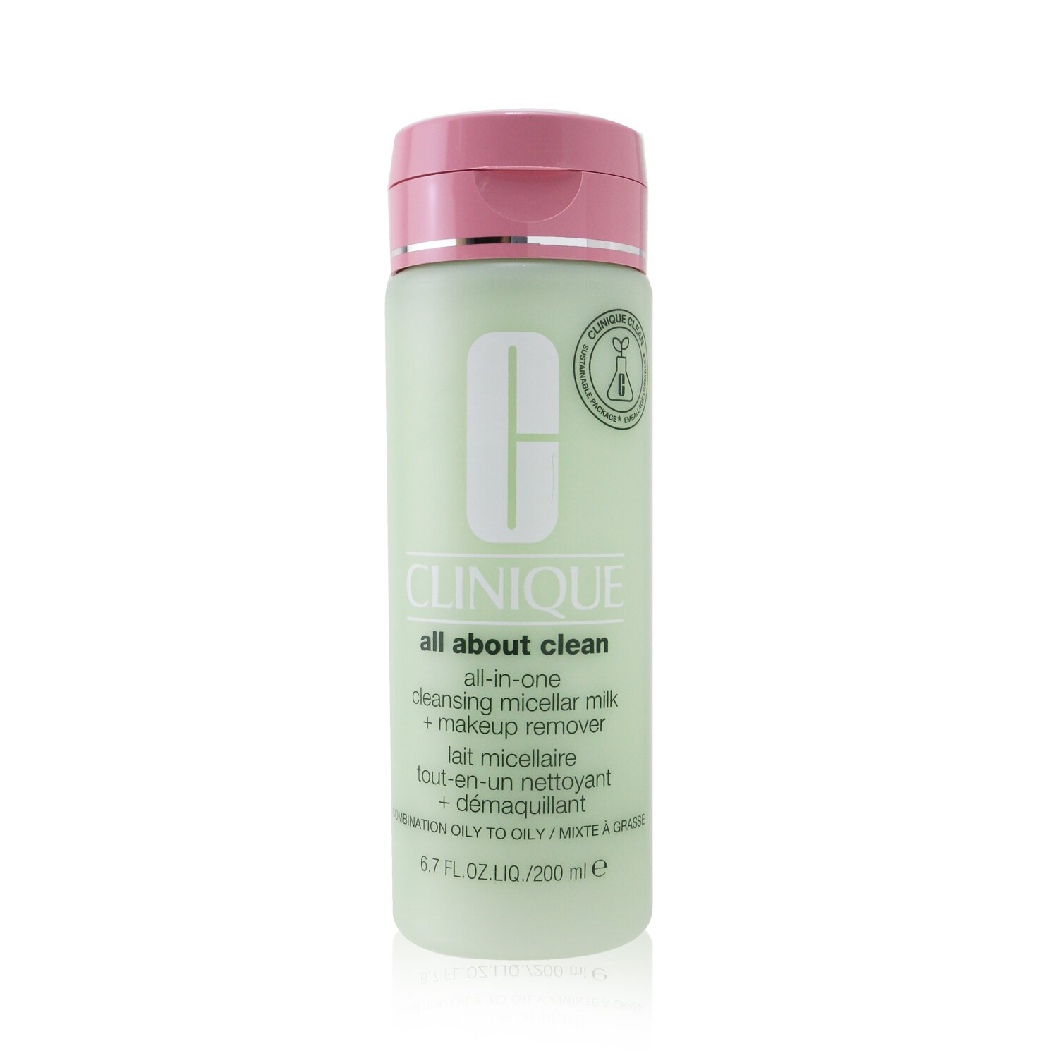 Clinique All about Clean All-In-One Cleansing Micellar Milk + Makeup Remover - Combination Oily to Oily 200ml/6.7oz