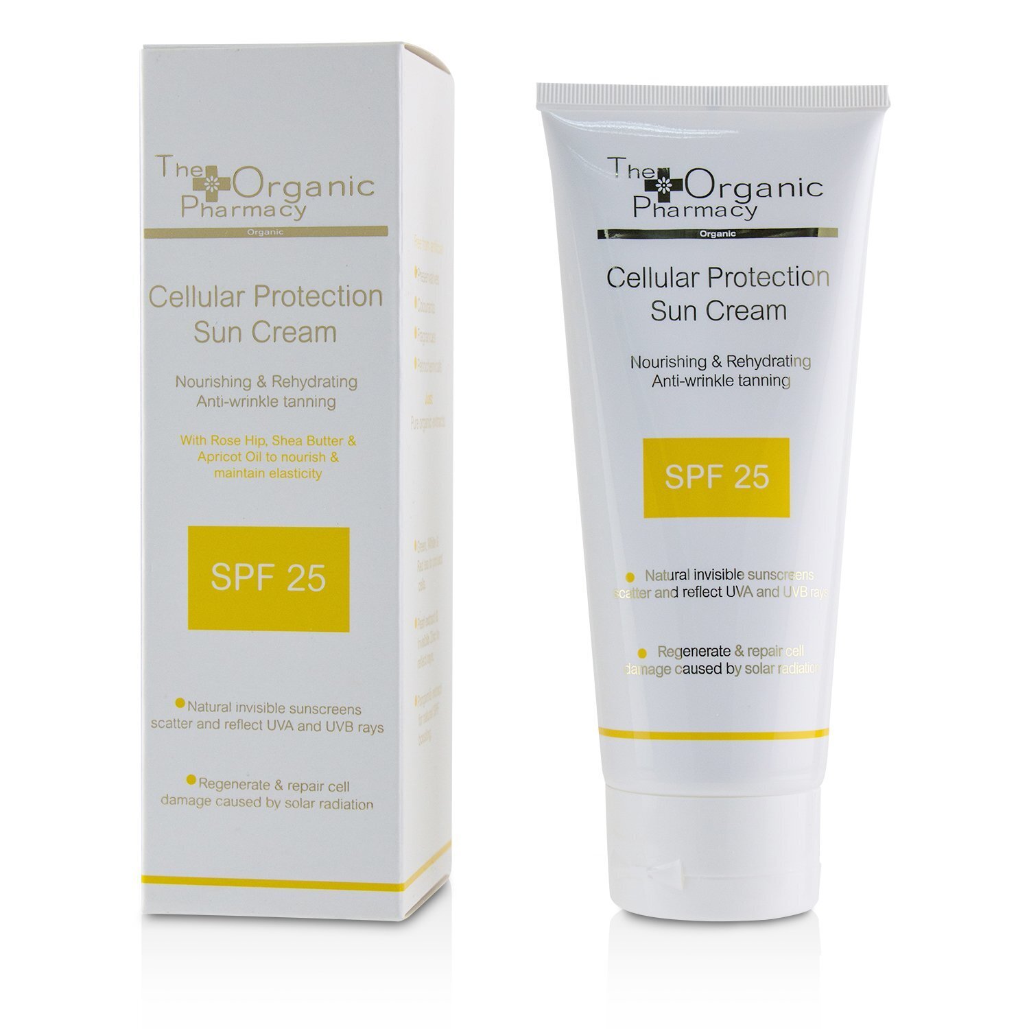 The Organic Pharmacy Cellular Protection Sun Cream SPF 25 (Exp. Date 06/2021) 100ml/3.4oz