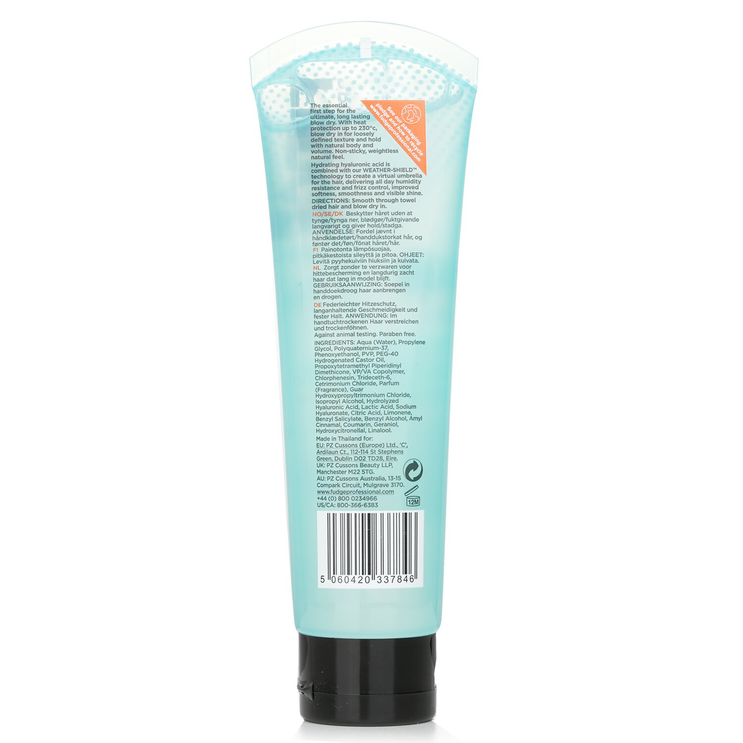 Fudge Prep Blow Dry Aqua Праймер для Укладки Феном (Фактор Фиксации 3) 150ml/5.07oz