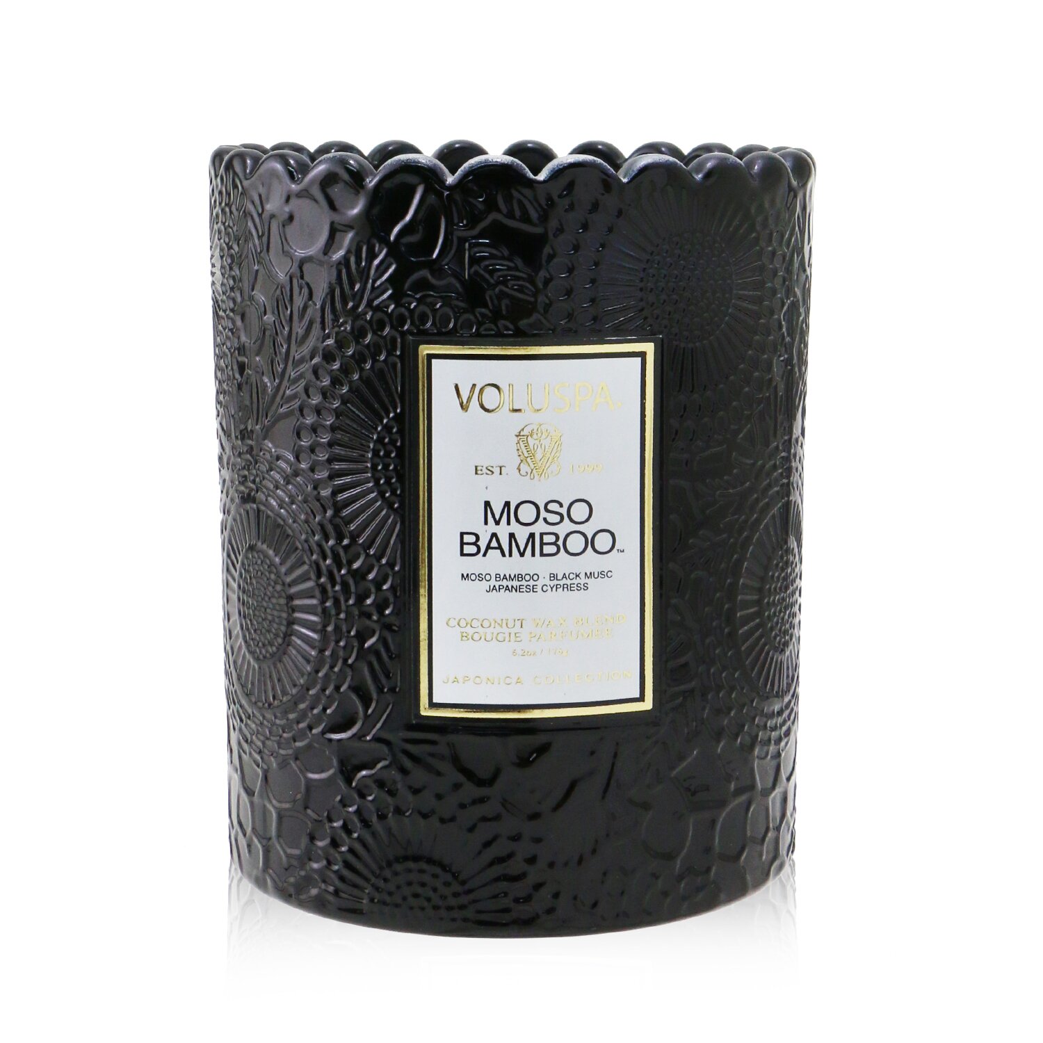 Voluspa Scalloped Edge Candle - Moso Bamboo 176g/6.2oz