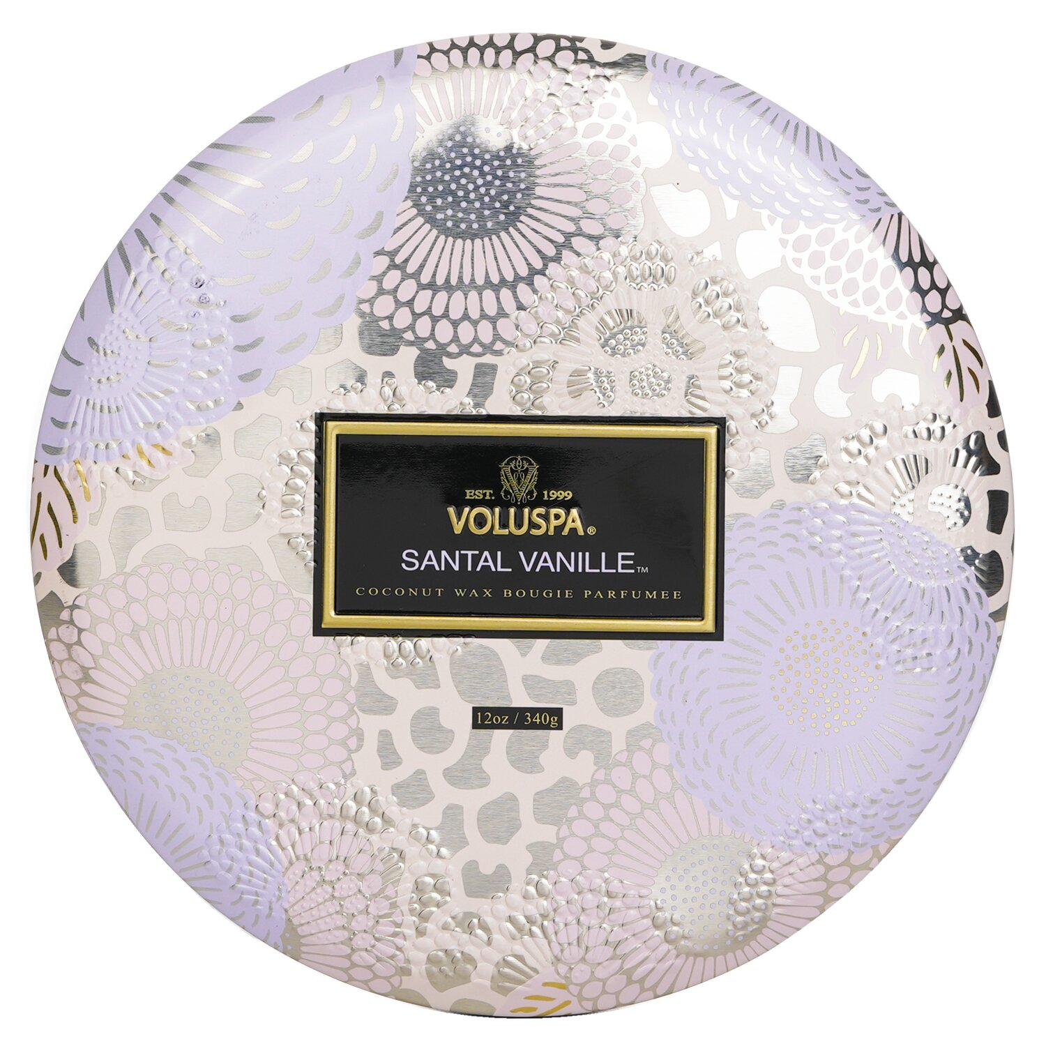 Voluspa Декоративная Свеча с 3 Фитилями - Santal Vanille 340g/12oz