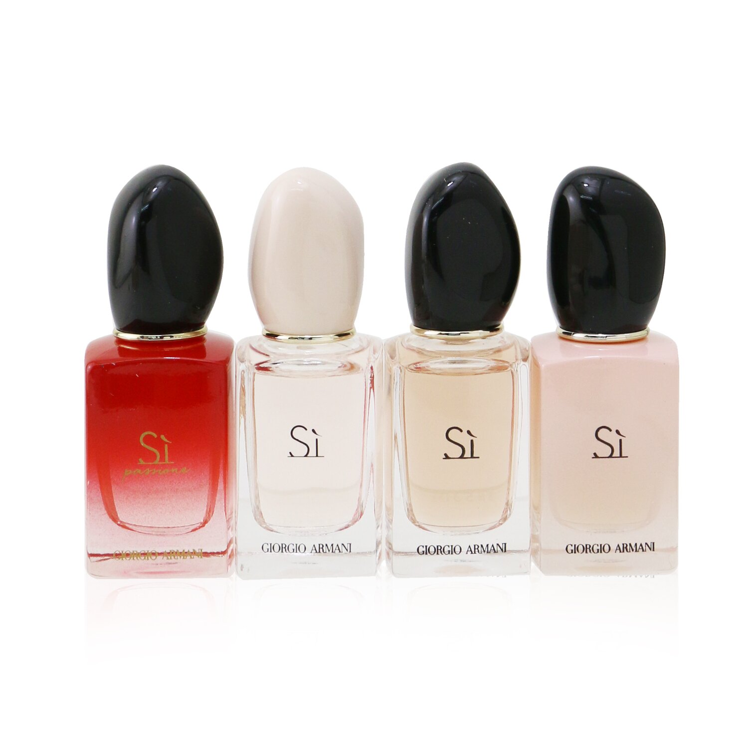 Giorgio Armani Si Miniature Collection Si Edt 7ml Si Edp 7ml Si Fiori EDP 7ml Si Passione EDP 7ml 4pcs Strawberrynet UK