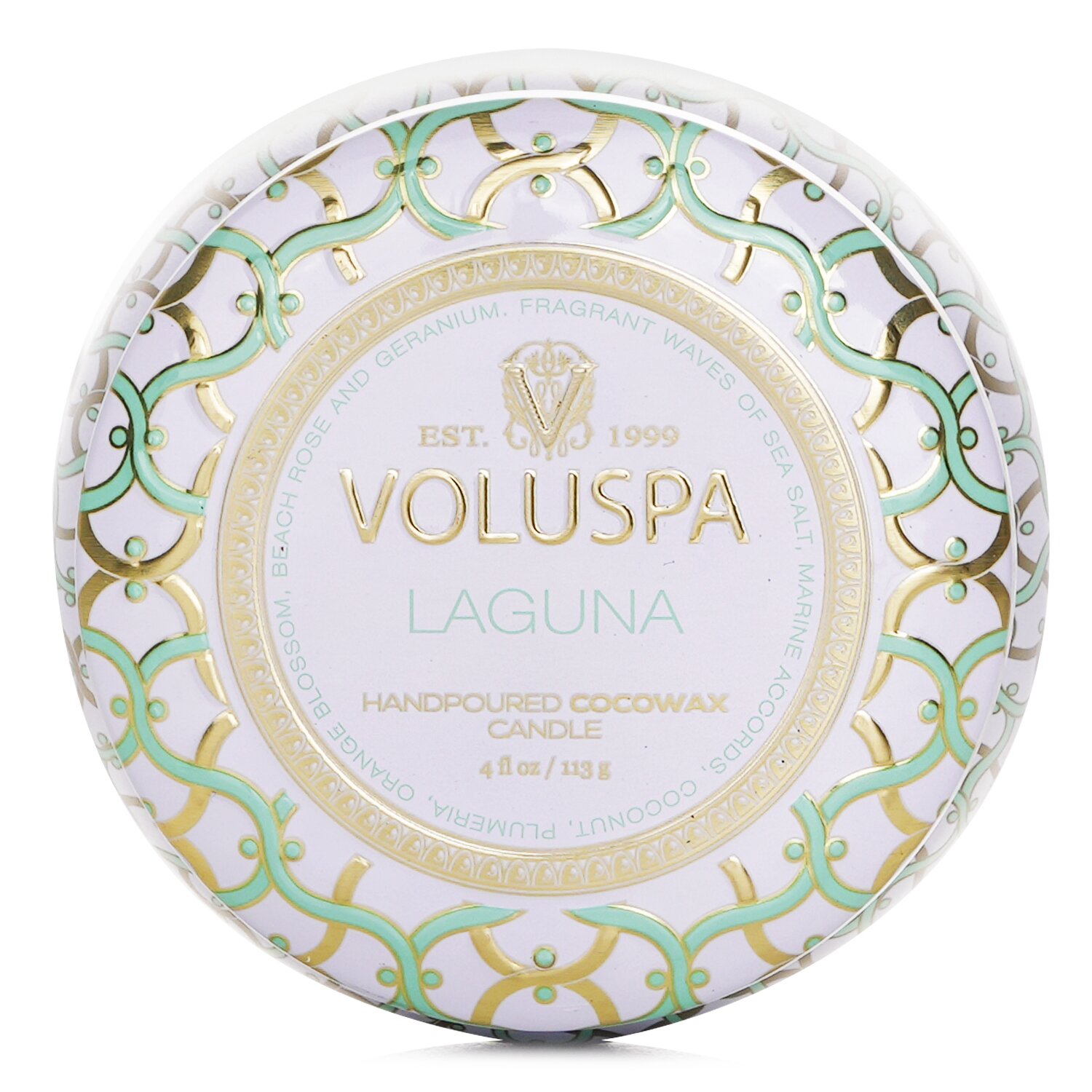 Voluspa 迷你錫芳香蠟燭-Laguna 113g/4oz