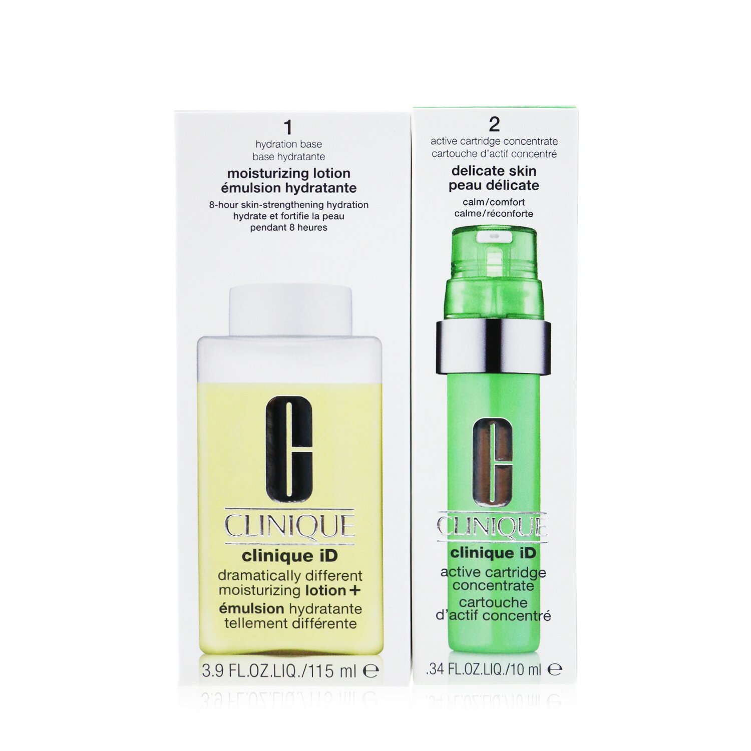 Clinique Clinique iD Dramatically Different Увлажняющий Лосьон+ + Active Cartridge Концентрат для Нежной Кожи 125ml/4.2oz