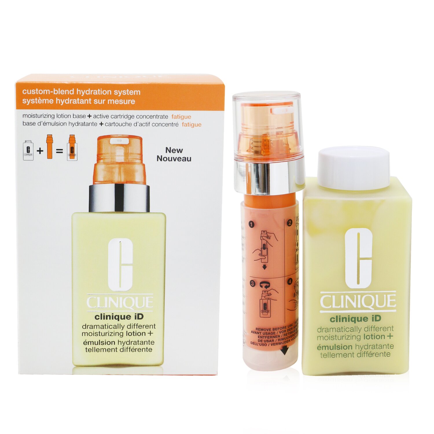 Clinique غسول مرطب + محلول مركز نشط Clinique iD Dramatically Different للبشرة المتعبة 125ml/4.2oz