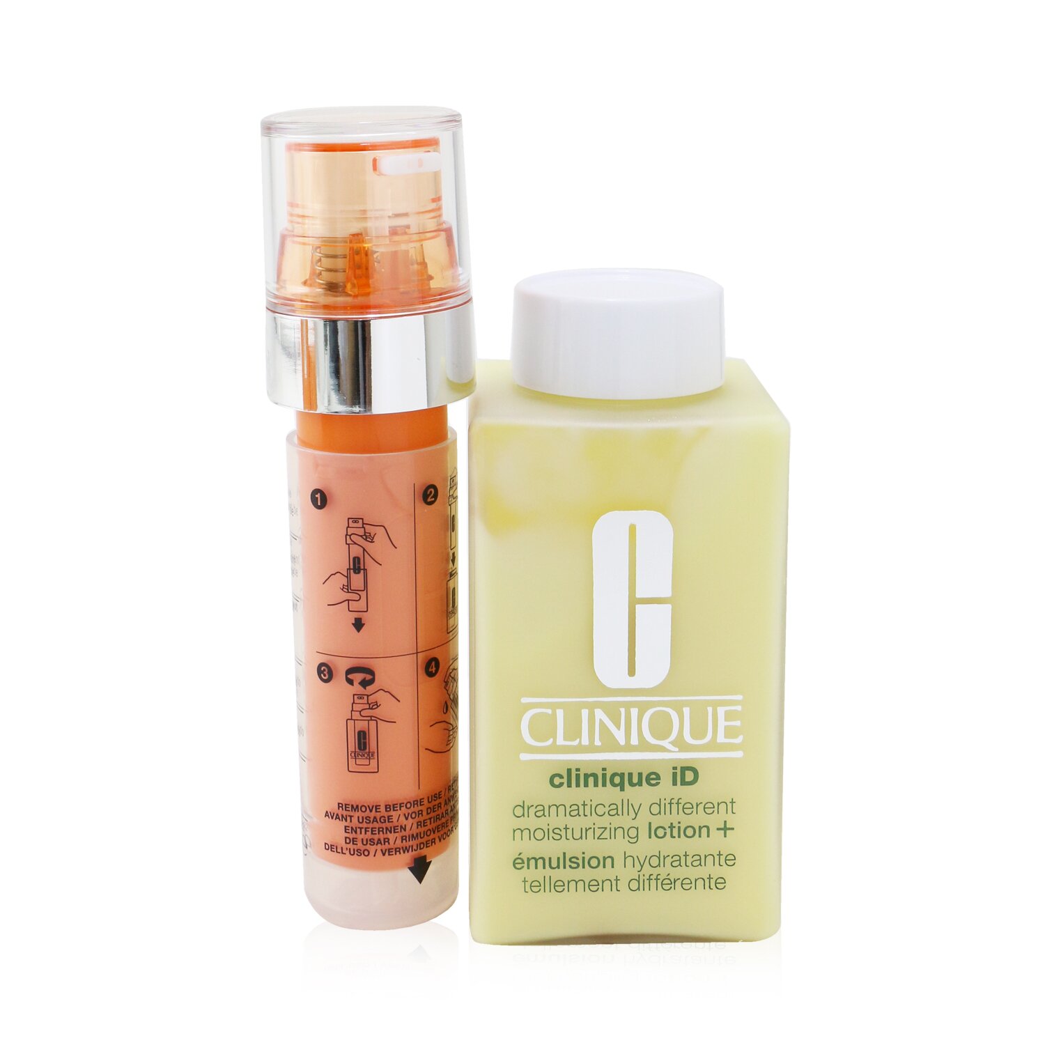 Clinique غسول مرطب + محلول مركز نشط Clinique iD Dramatically Different للبشرة المتعبة 125ml/4.2oz