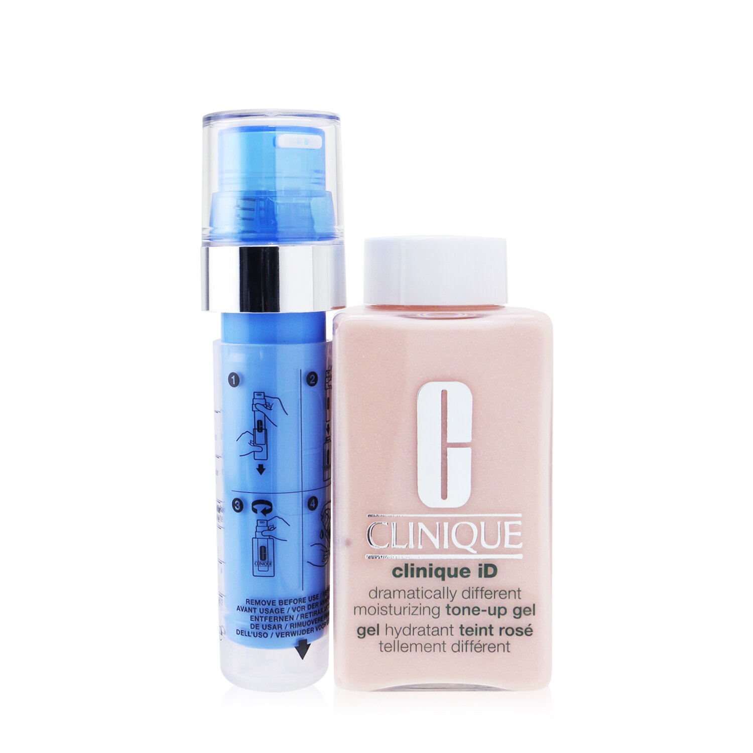 Clinique Clinique iD Dramatically Different Tone-Up Gel + Active Cartridge Concentrate For Pores & Uneven Texture 125ml/4.2oz