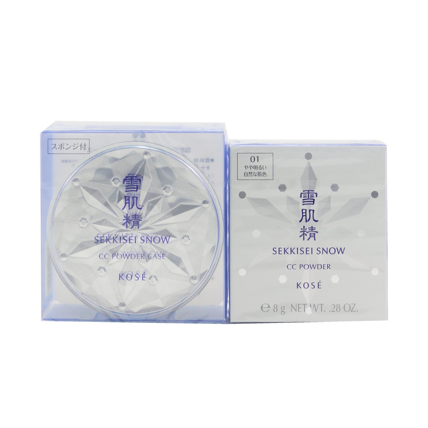 Kose Sekkisei Snow CC Powder SPF14 (Case + Refill) 8g/0.28oz