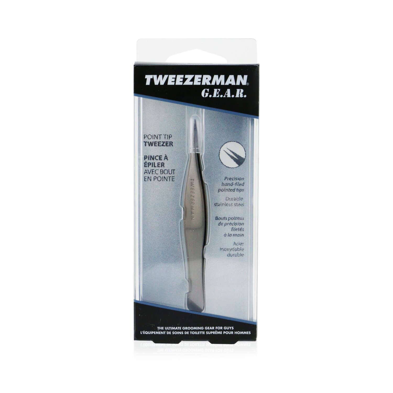 Tweezerman G.E.A.R. Point Tip Tweezer 1pc