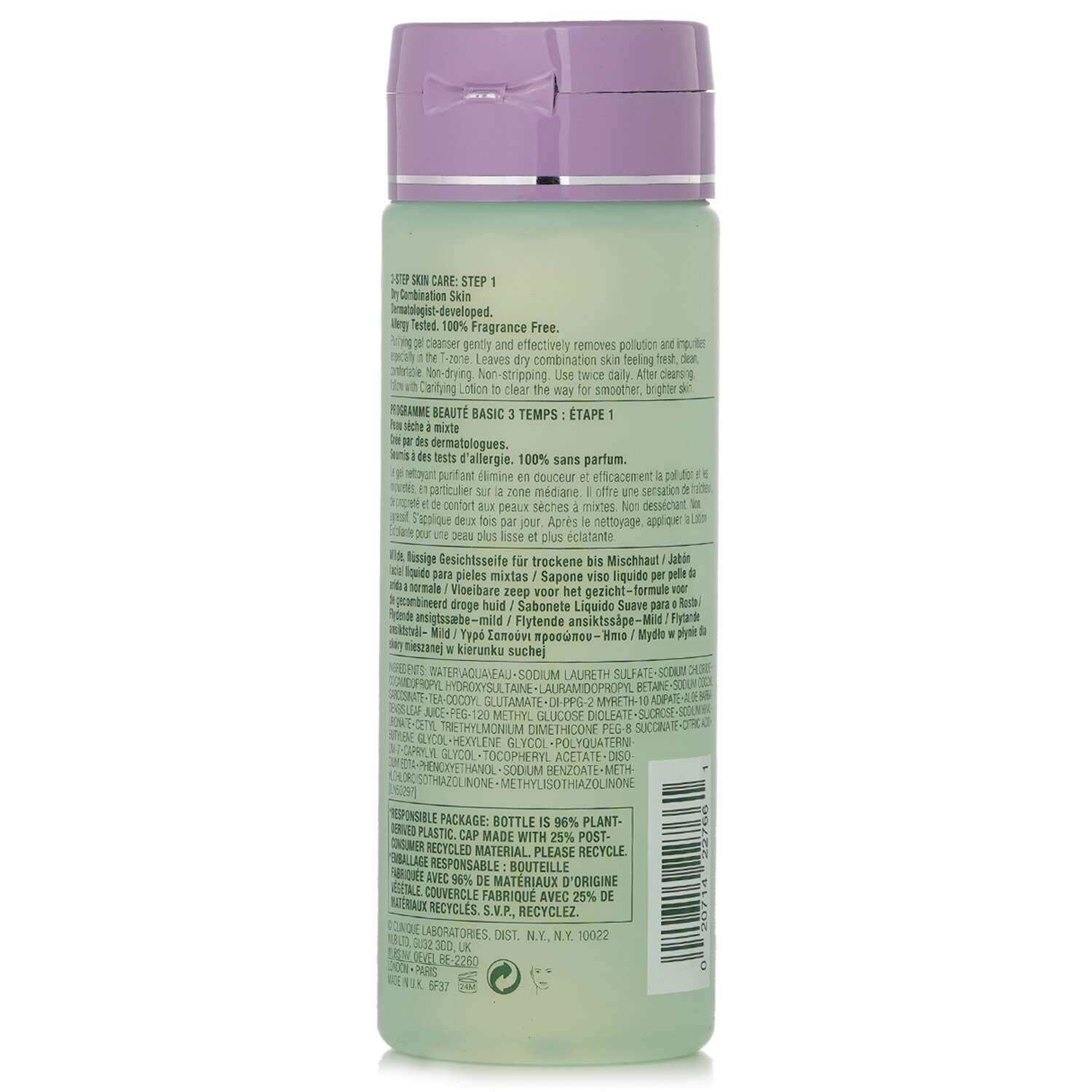 Clinique All About Clean Liquid Facial Soap Mild - Dry Combination Skin 200ml/6.7oz