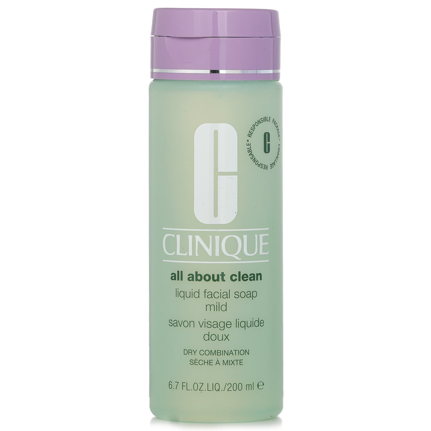 Clinique All About Clean Жидкое Мягкое Мыло для Лица - для Сухой и Комбинированной Кожи 200ml/6.7oz