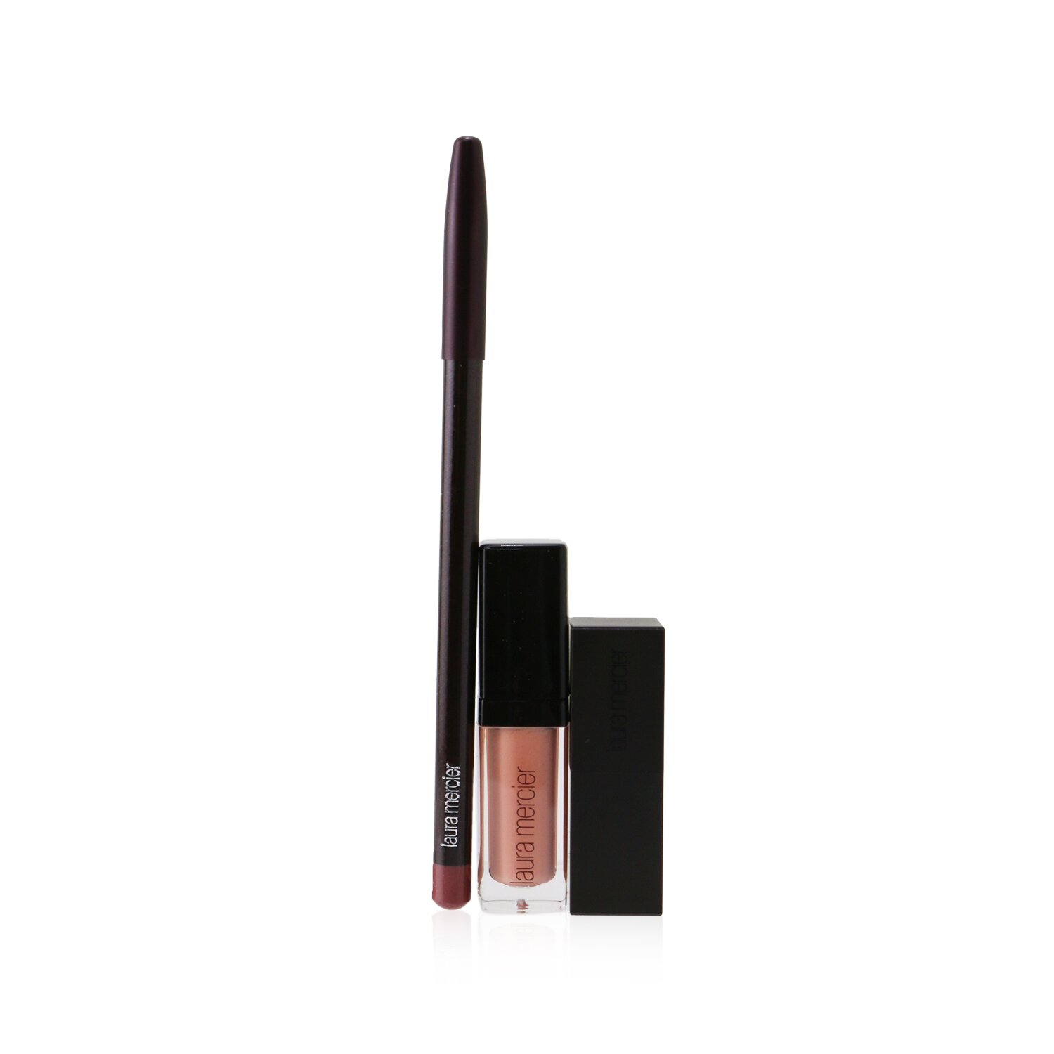 Laura Mercier Lip Lights Deluxe Mini Lip Collection (1x Lip Glace + 1x Lip Color + 1x Lip Pencil) 3pcs