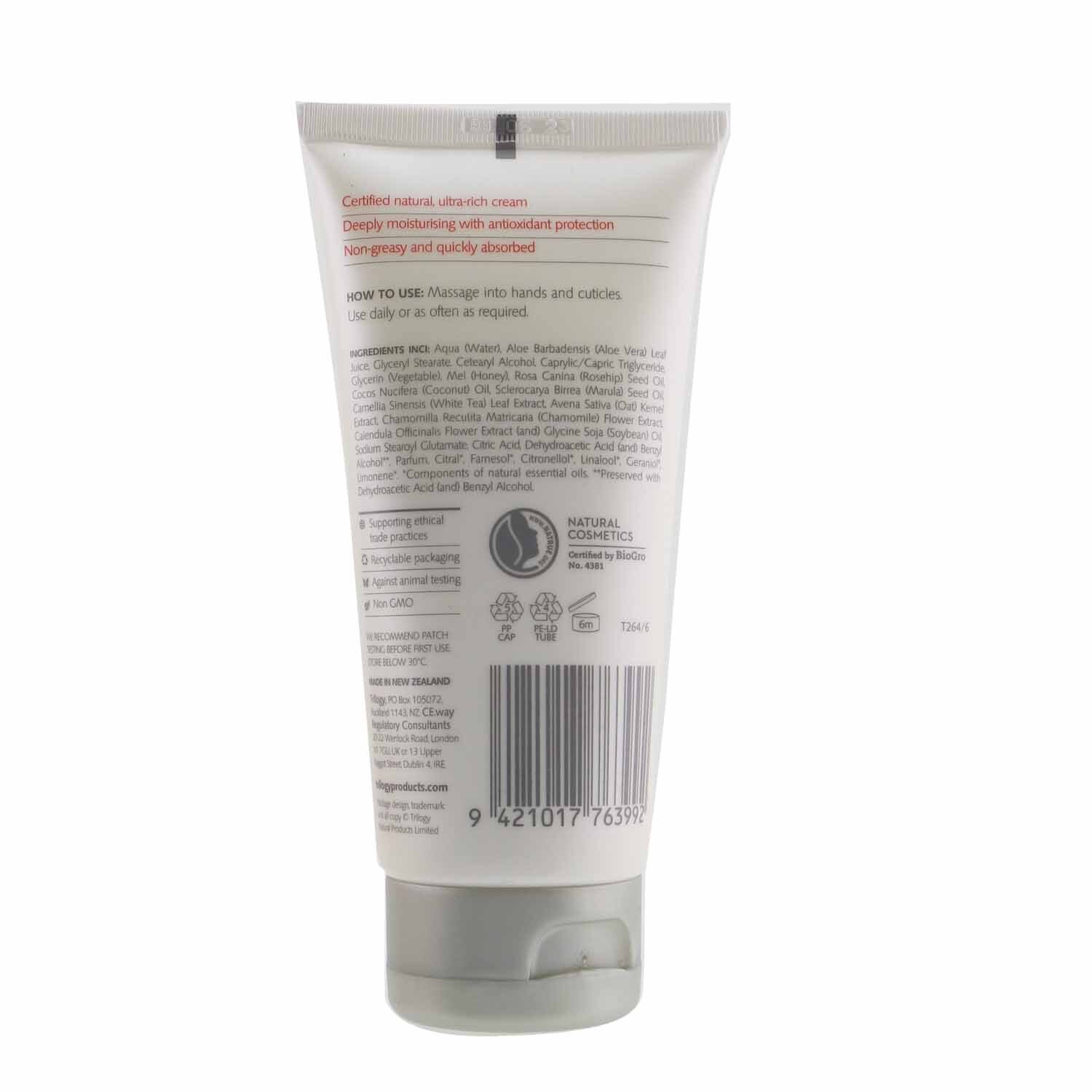 Trilogy Ultra Hydrating Hand Cream (For Dry Skin) 75ml/2.5oz