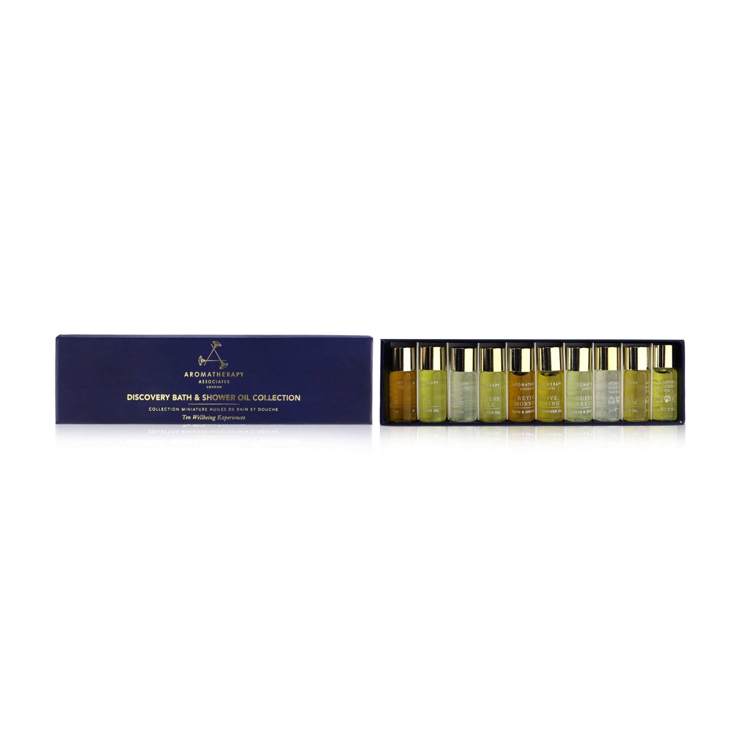 Aromatherapy Associates Discovery Bath & Shower Oil Collection (Ten Wellbeing Experiences) 10x3ml/0.1oz