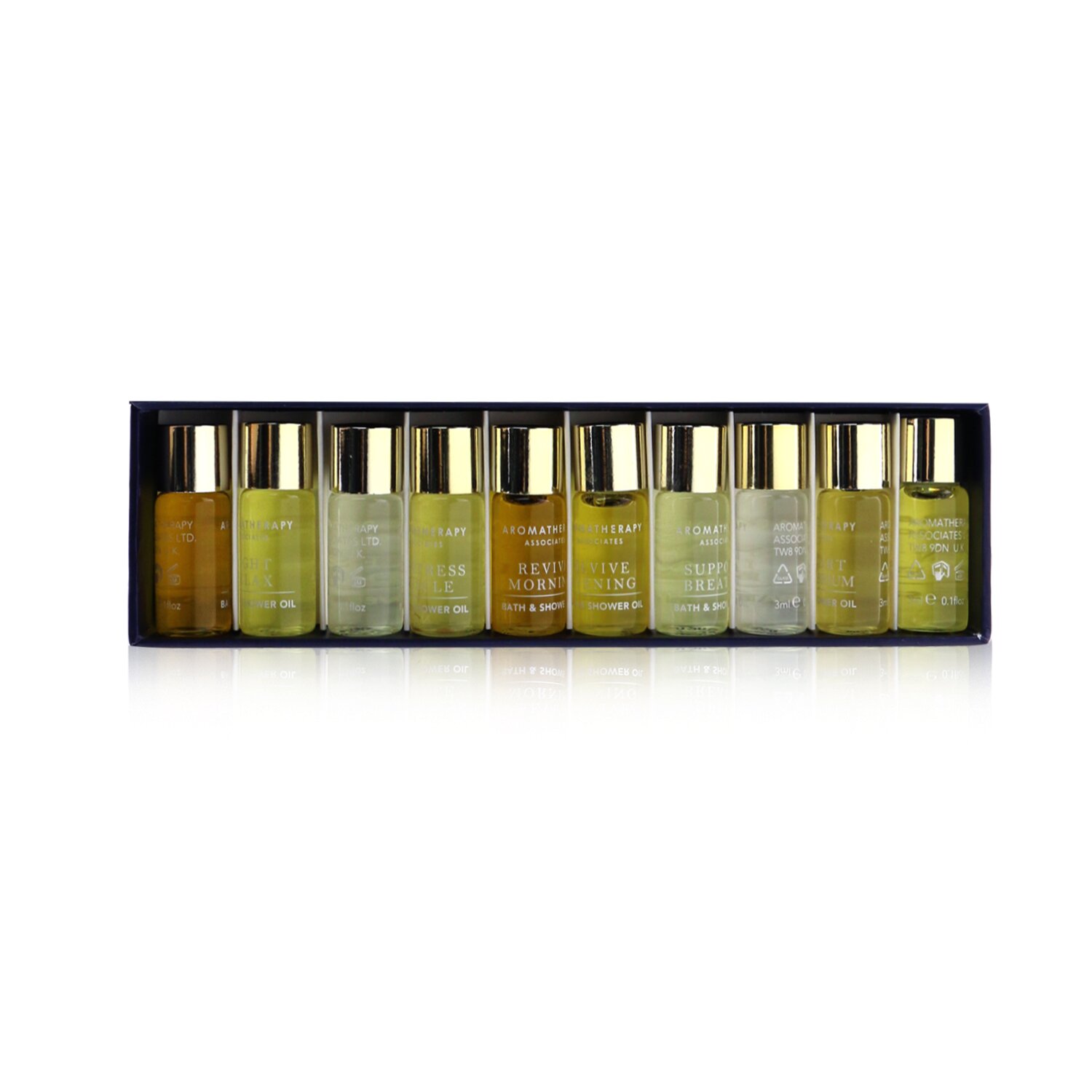 Aromatherapy Associates Discovery Bath & Shower Oil Collection (Ten Wellbeing Experiences) 10x3ml/0.1oz