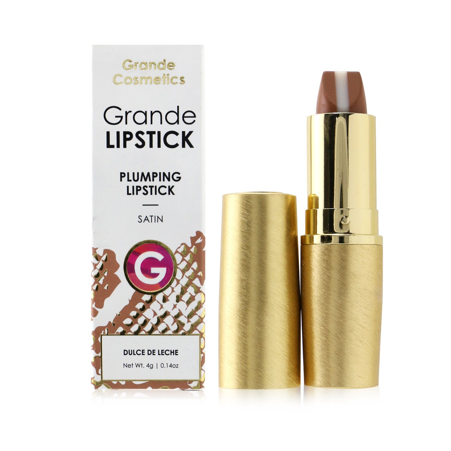 Grande Cosmetics (GrandeLash) أحمر شفاه مالئ GrandeLIPSTICK (حريري) 4g/0.14oz