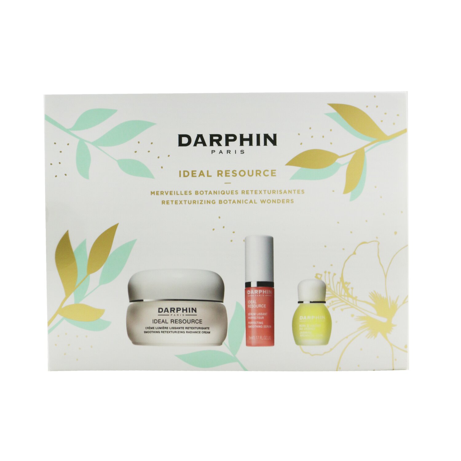 朵梵 Darphin 朵梵植物焕肤3件套装：焕颜面霜 50ml+焕颜精华液 5ml+ 茉莉精油 4ml 3pcs