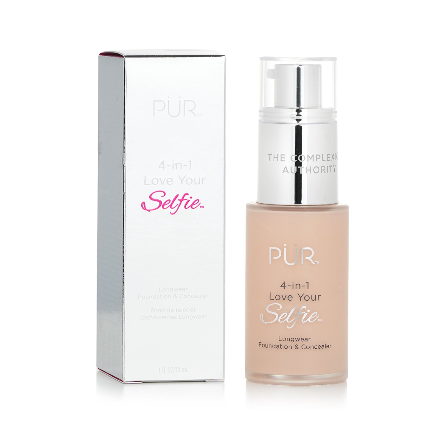 PUR (PurMinerals) أساس وخافي عيوب طويل الأمد 4 بـ1 Love Your Selfie 30ml/1oz