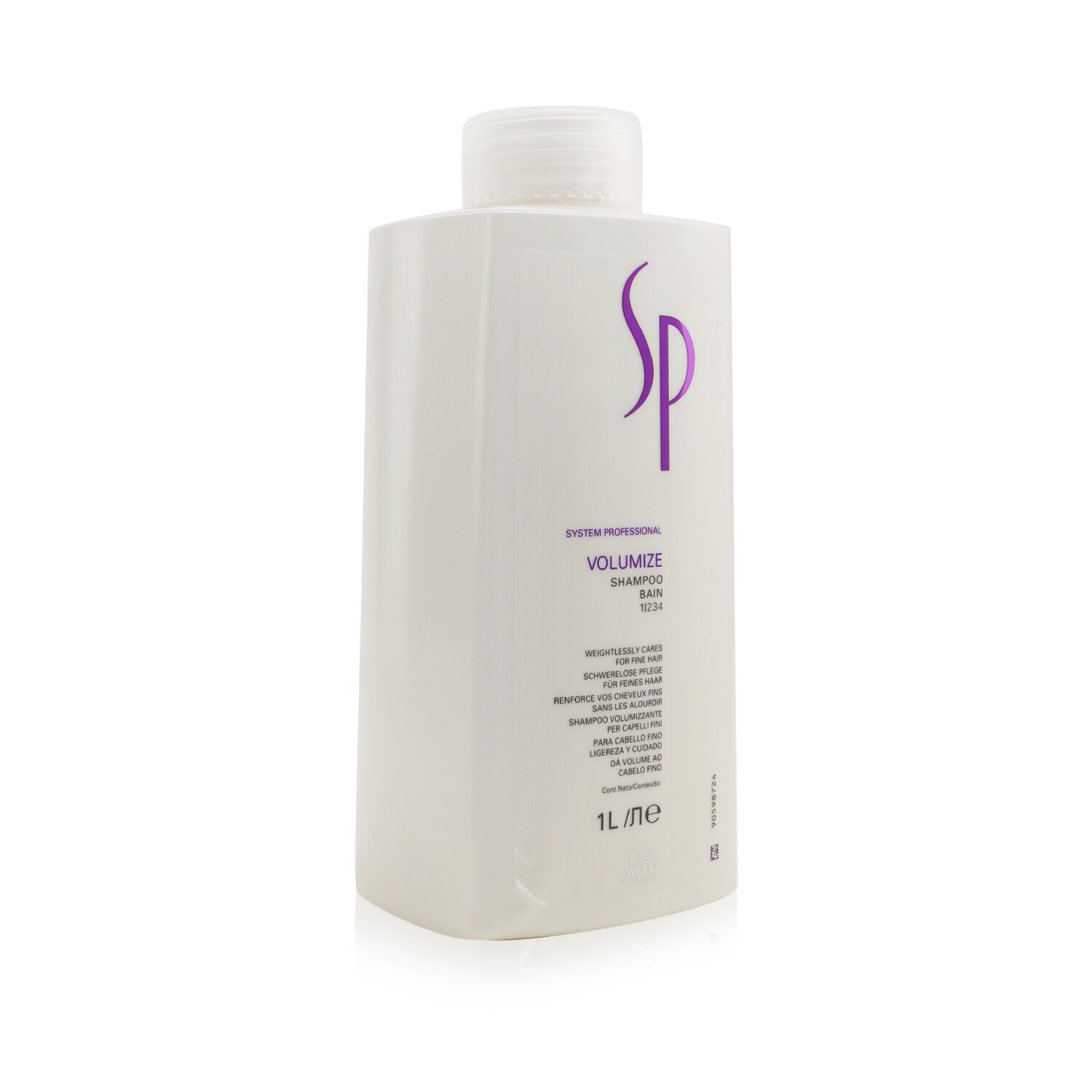 Wella SP Volumize Shampoo - For Fine Hair (Bottle Slightly Crushed) 1000ml/33.8oz