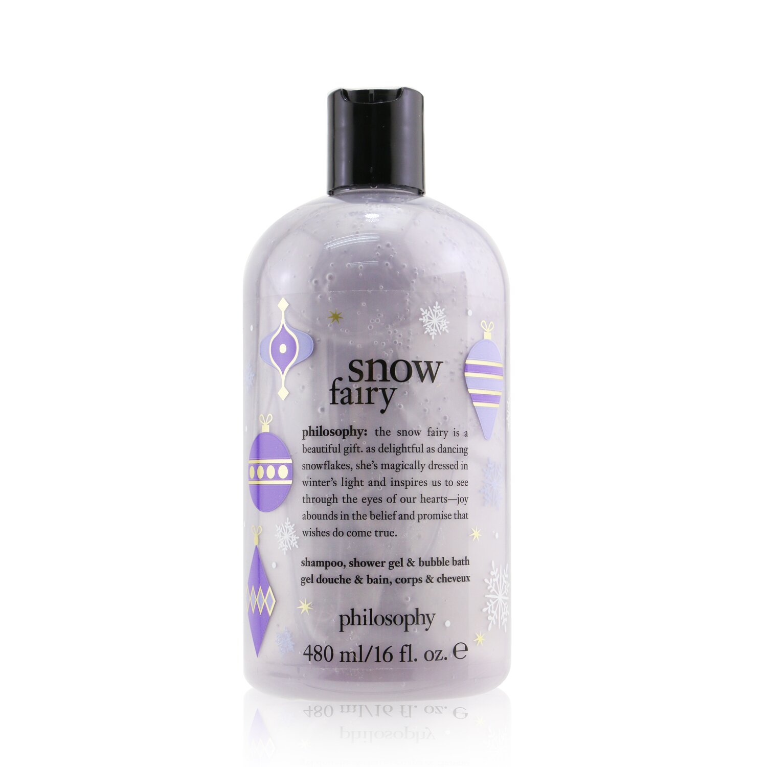 Philosophy Snow Fairy Shampoo, Shower Gel & Bubble Bath 480ml/16oz