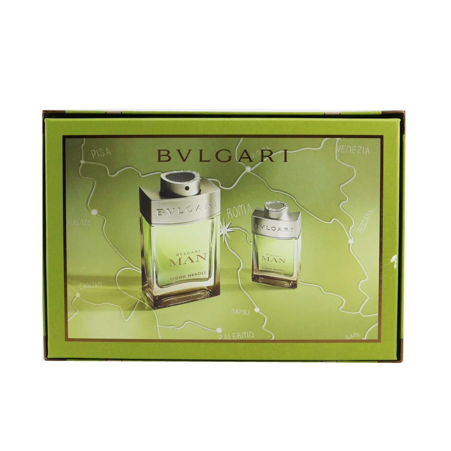 Bvlgari Man Wood Neroli Coffret: Eau De Parfum Spray 100ml + Eau De Parfum Spray 15ml (Box Slightly Damaged) 2pcs