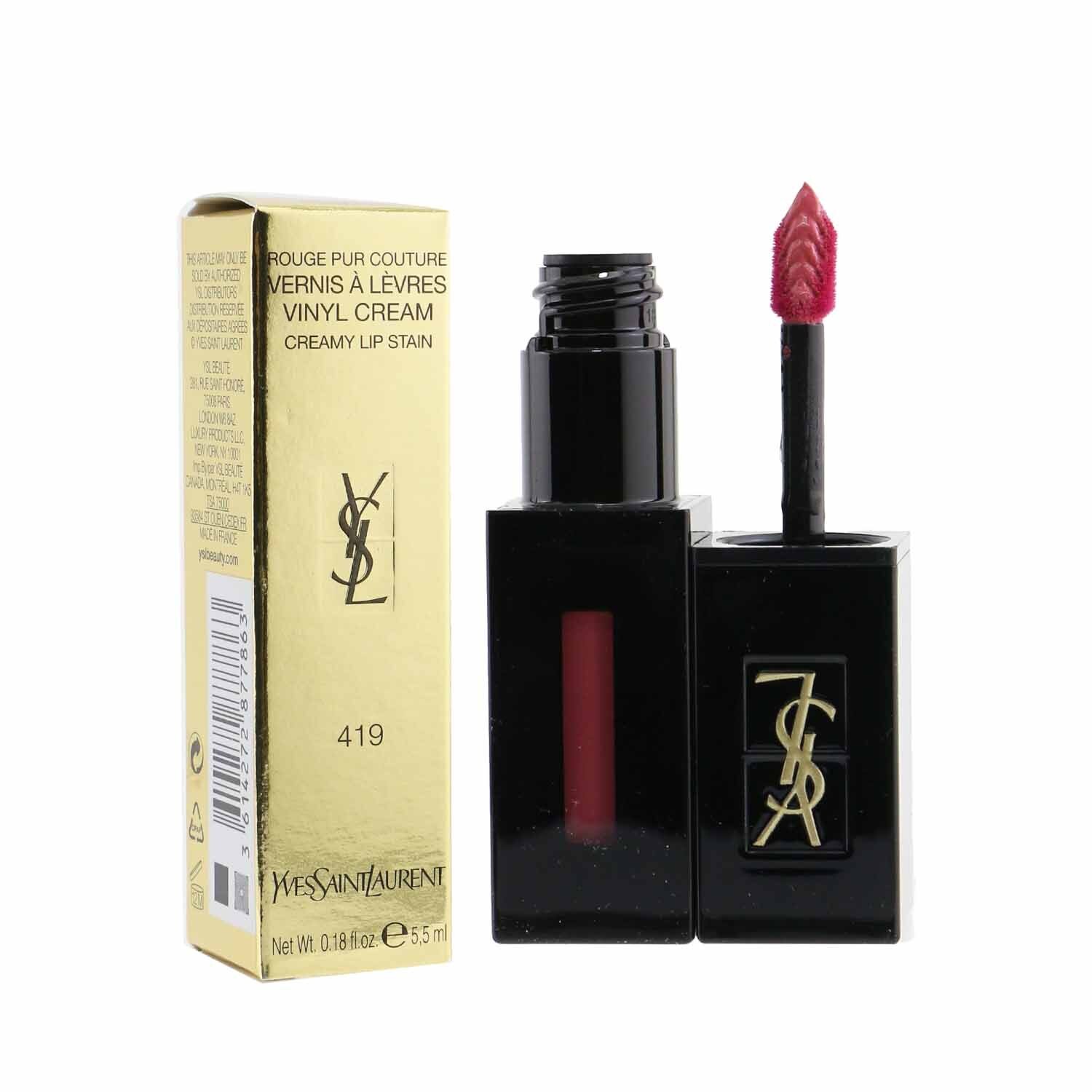 Yves Saint Laurent Rouge Pur Couture Vernis A Levres Vinyl Cream Creamy Stain 5.5ml/0.18oz