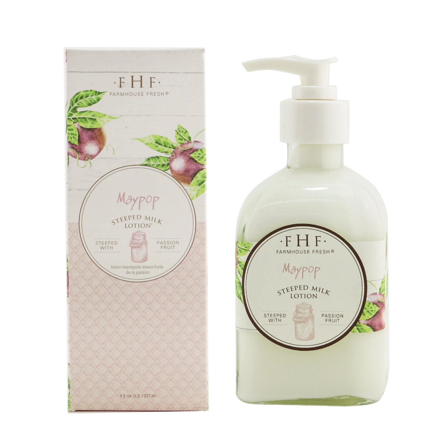 Farmhouse Fresh Steeped Milk Lotion - Maypop 237ml/8oz