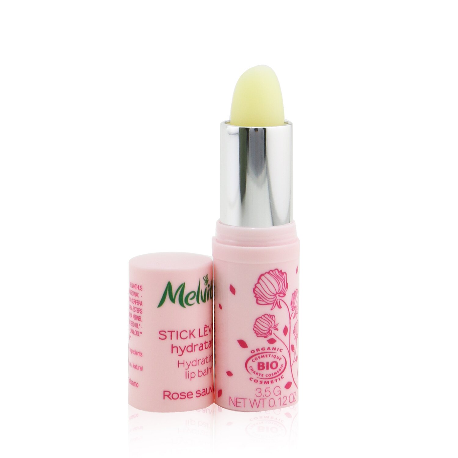 Melvita Rose Sauvage Hydrating Lip Balm 3.5g/0.12oz