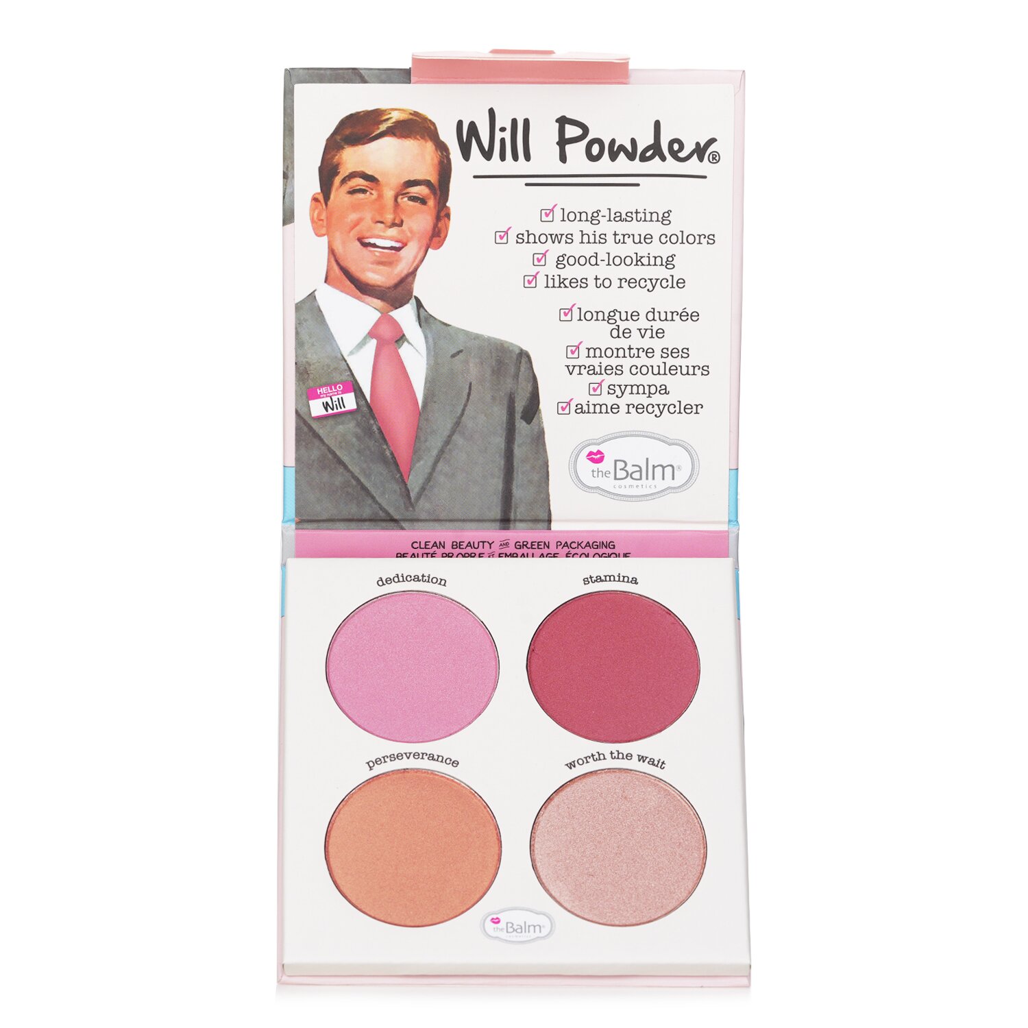 TheBalm Will Powder Blush Quad (4x Blush) 10g/0.35oz