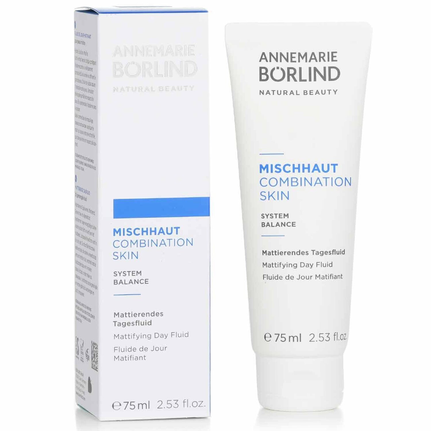 Annemarie Borlind Combination Skin System Balance mattító nappali folyadék – kombinált bőrre 75ml/2.53oz