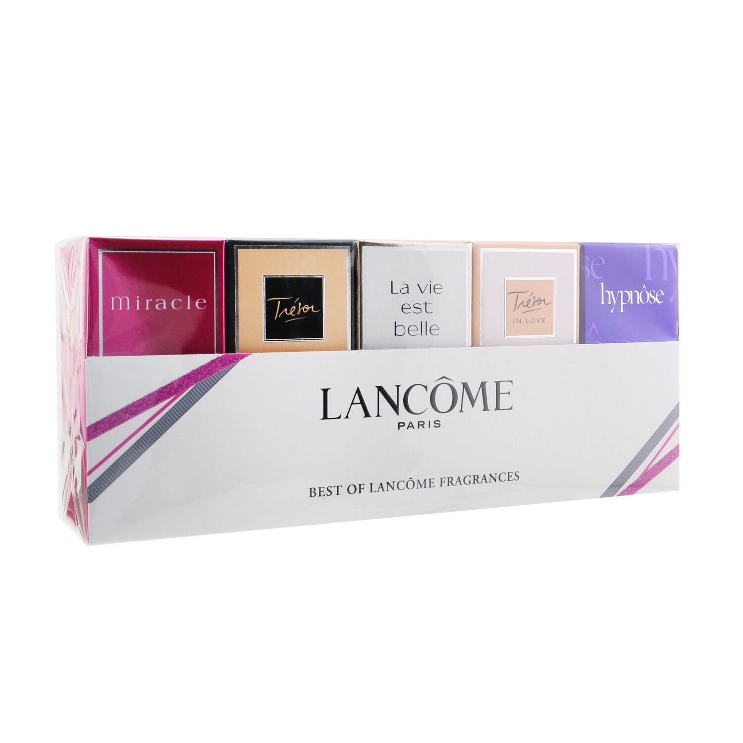 Lancome The Best Of Lancome Fragrance Miniature Coffret: Tresor, Hypnose, Miracle, Tresor In Love, La Vie EST Belle 5pcs