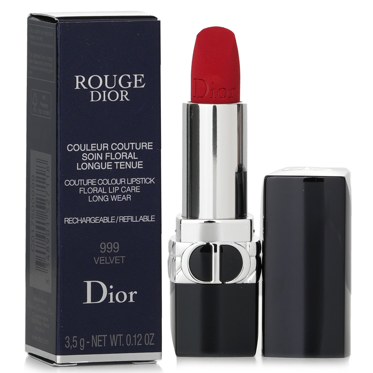 Christian Dior Rouge Dior Couture Colour Pintalabios Rellenable 3.5g/0.12oz