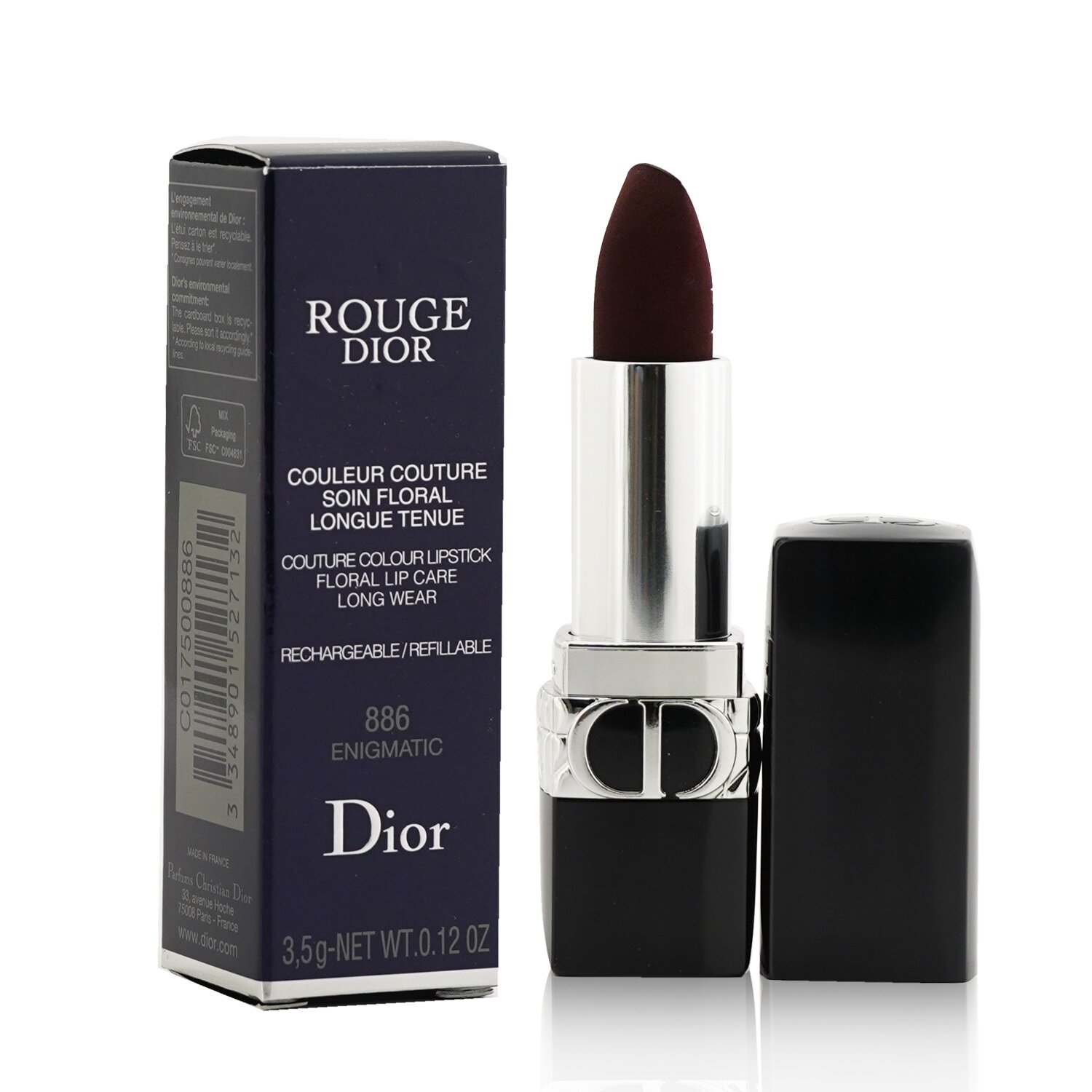 Christian Dior Rouge Dior Couture Colour Refillable Lipstick 3.5g/0.12oz