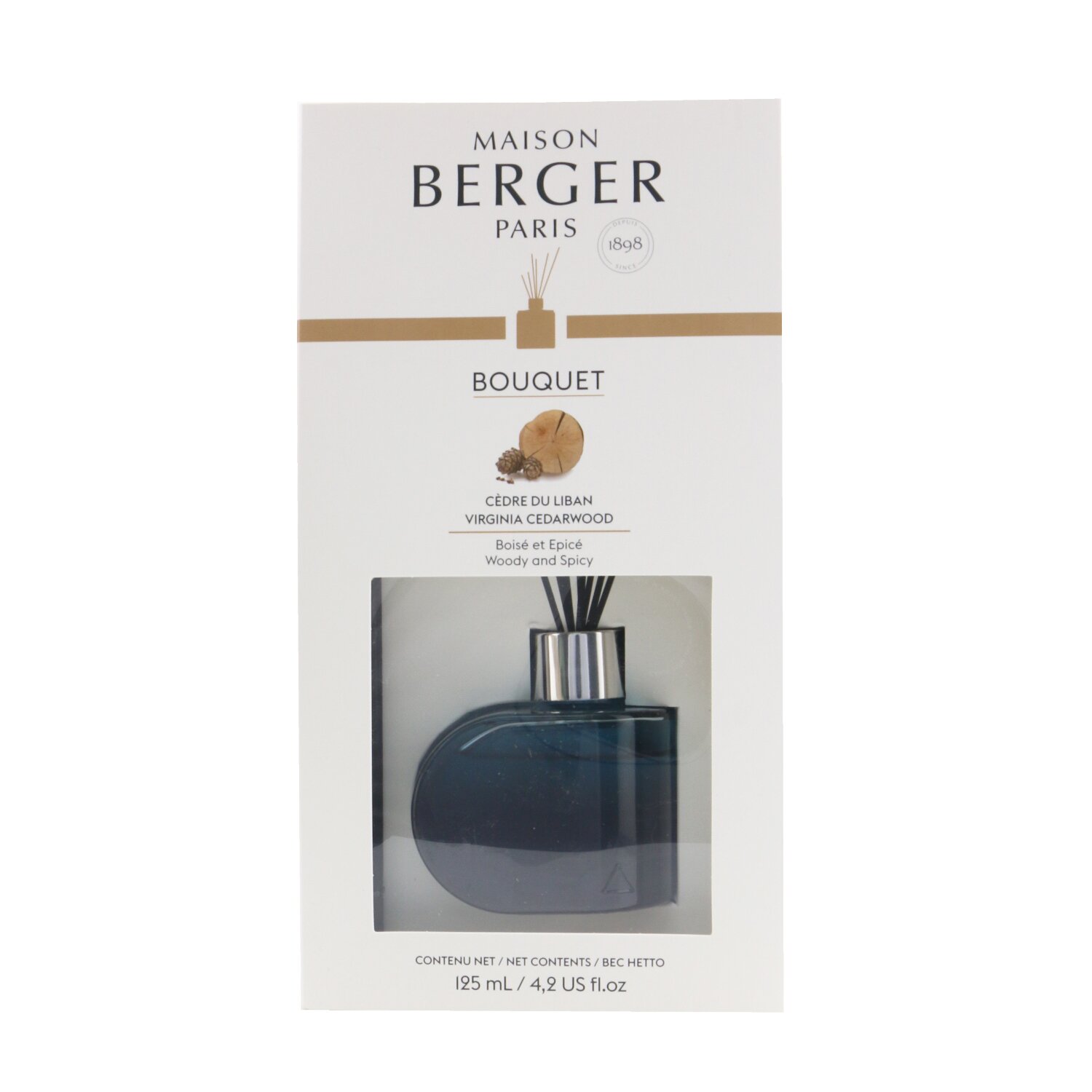 Lampe Berger (Maison Berger Paris) Alliance Turquoise Difusor de Caña - Virginia Cedarwood 125ml/4.2oz