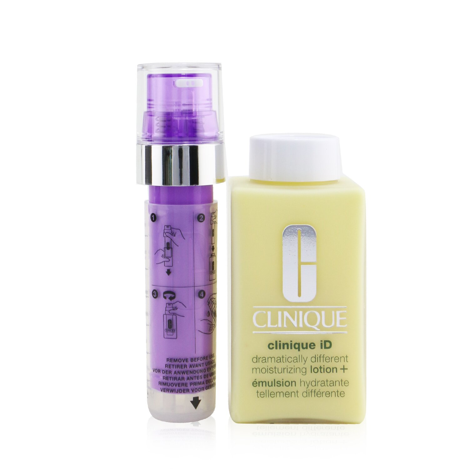 Clinique Clinique iD Dramatically Different Moisturizing Lotion+ + Active Cartridge Concentrate For Lines & Wrinkles (Purple) 125ml/4.2oz