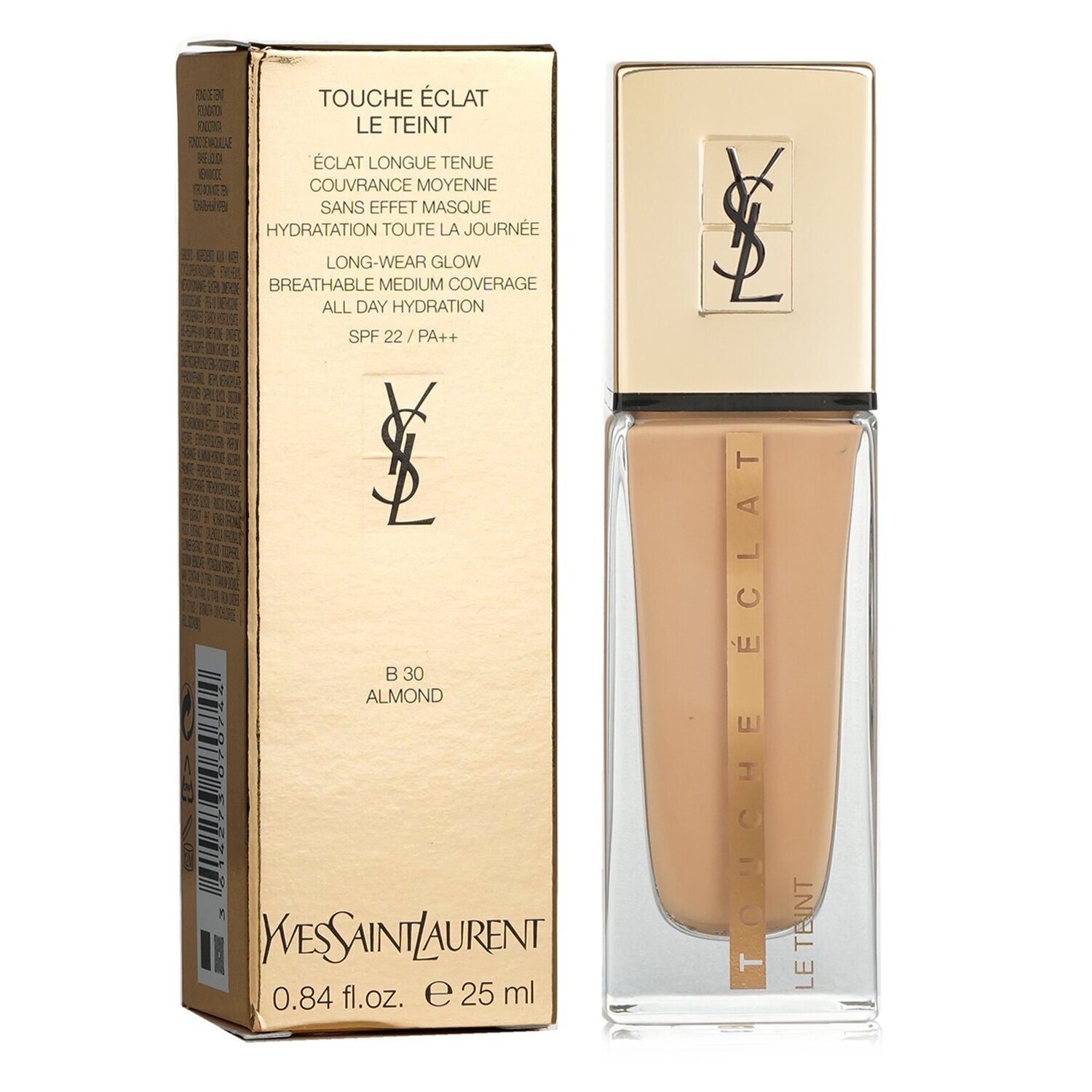 Yves Saint Laurent Touche Eclat Le Teint Long Wear Glow Foundation SPF22 25ml/0.84oz