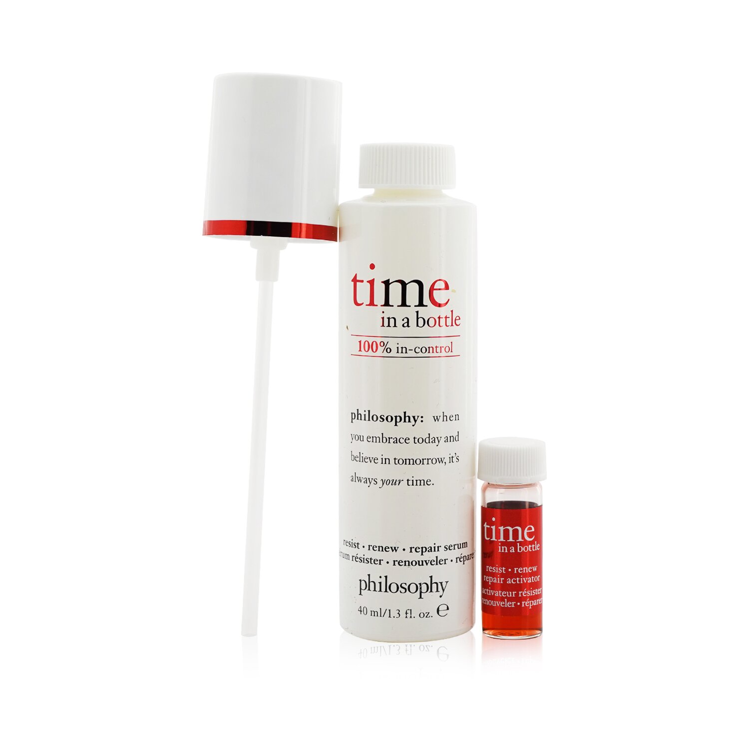 Philosophy Time In A Bottle 100% In-Control Resist, Renew, Repair Serum 2pcs