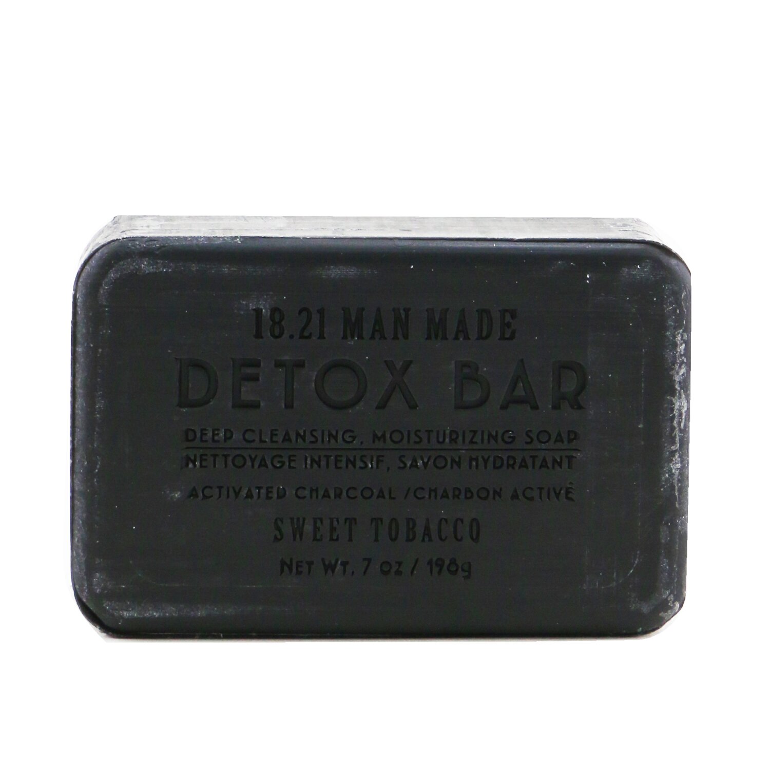 18.21 Man Made Detox Bar - Deep Cleansing, Moisturizing Soap 198g/7oz