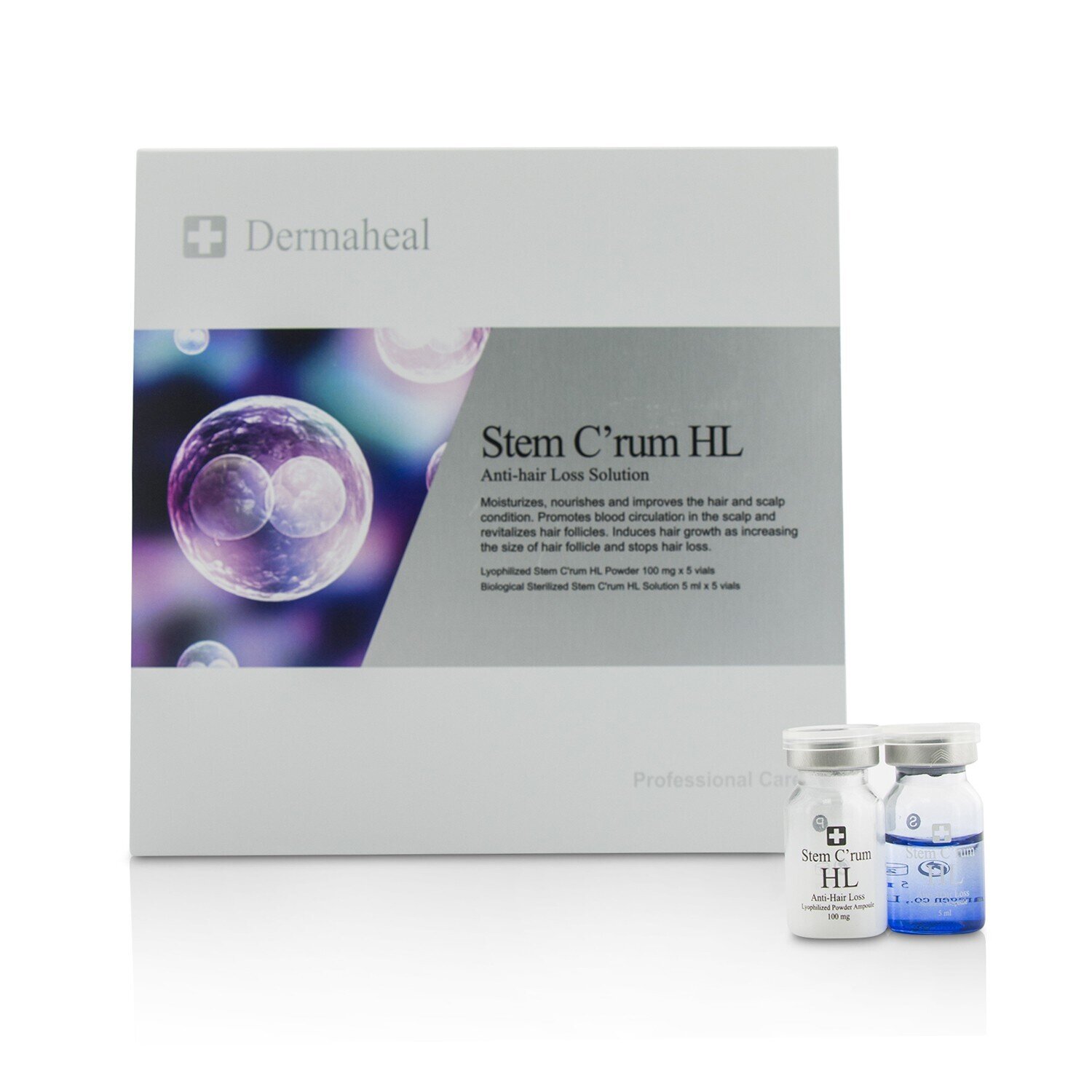 Dermaheal Stem C'Rum HL Anti-Hair Loss Solution 5x5ml/0.17oz