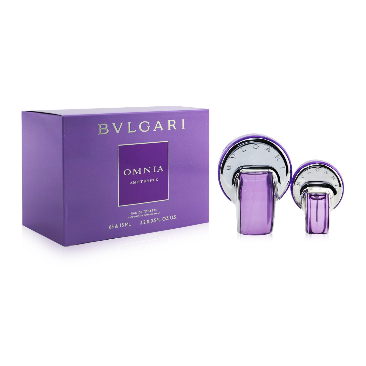 Bvlgari Omnia Amethyste Coffret: Eau De Toilette Spray 65ml/2.2oz + Eau De Toilette Spray 15ml/0.5oz 2pcs