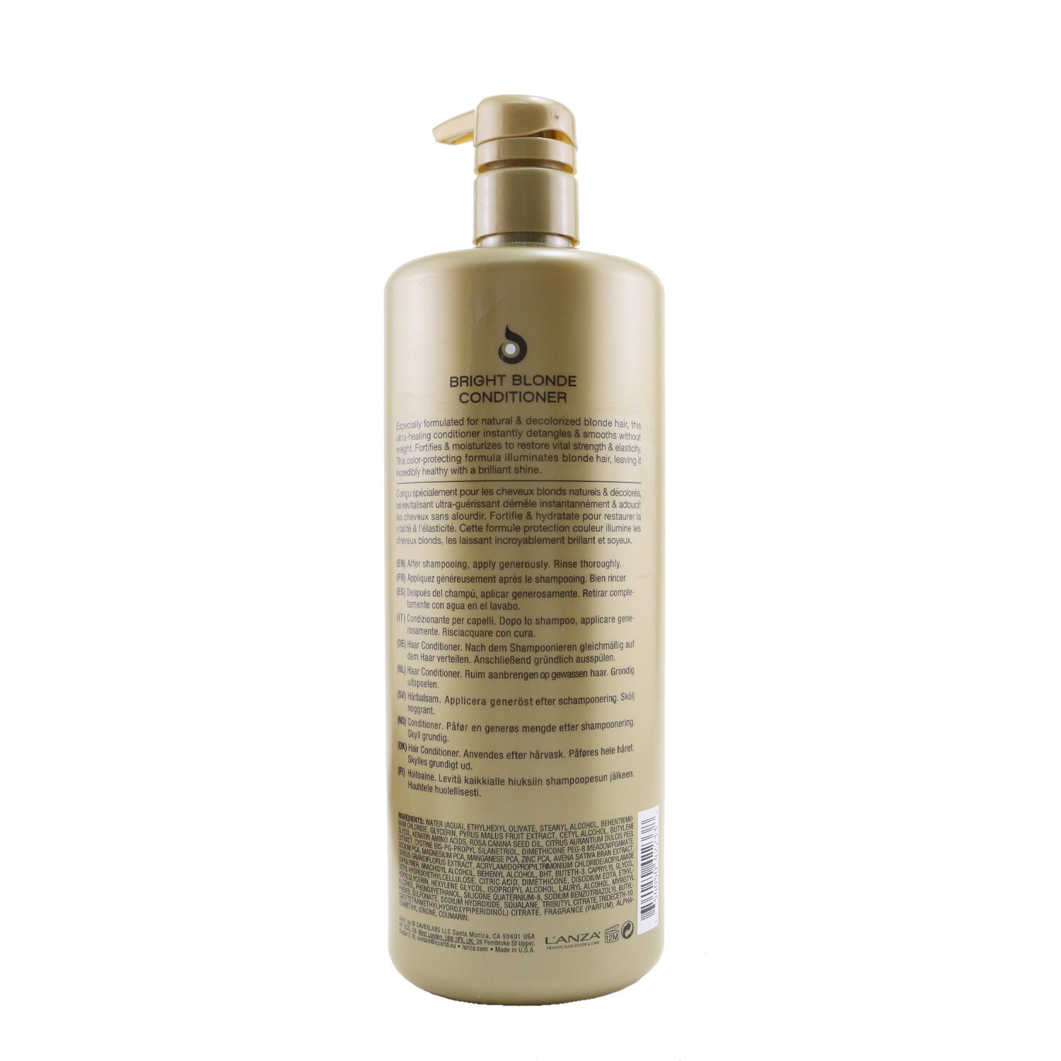 Lanza Healing Blonde Bright Blonde Conditioner 950ml/32oz