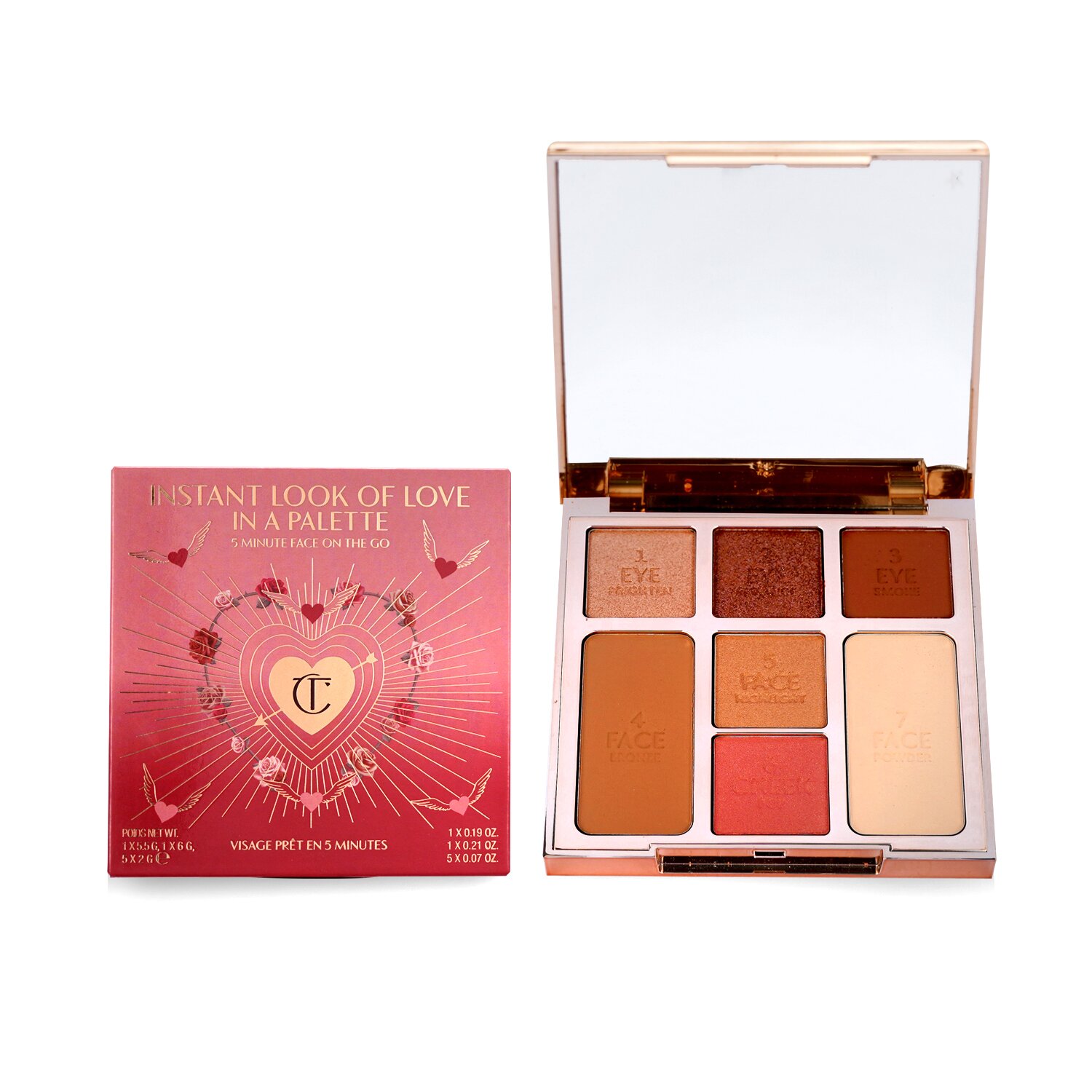 Charlotte Tilbury Instant Look Of Love Look In A Palette (Powder+Blush+Highlight+Bronzer+3x Eye Color) 21.5g/0.75oz