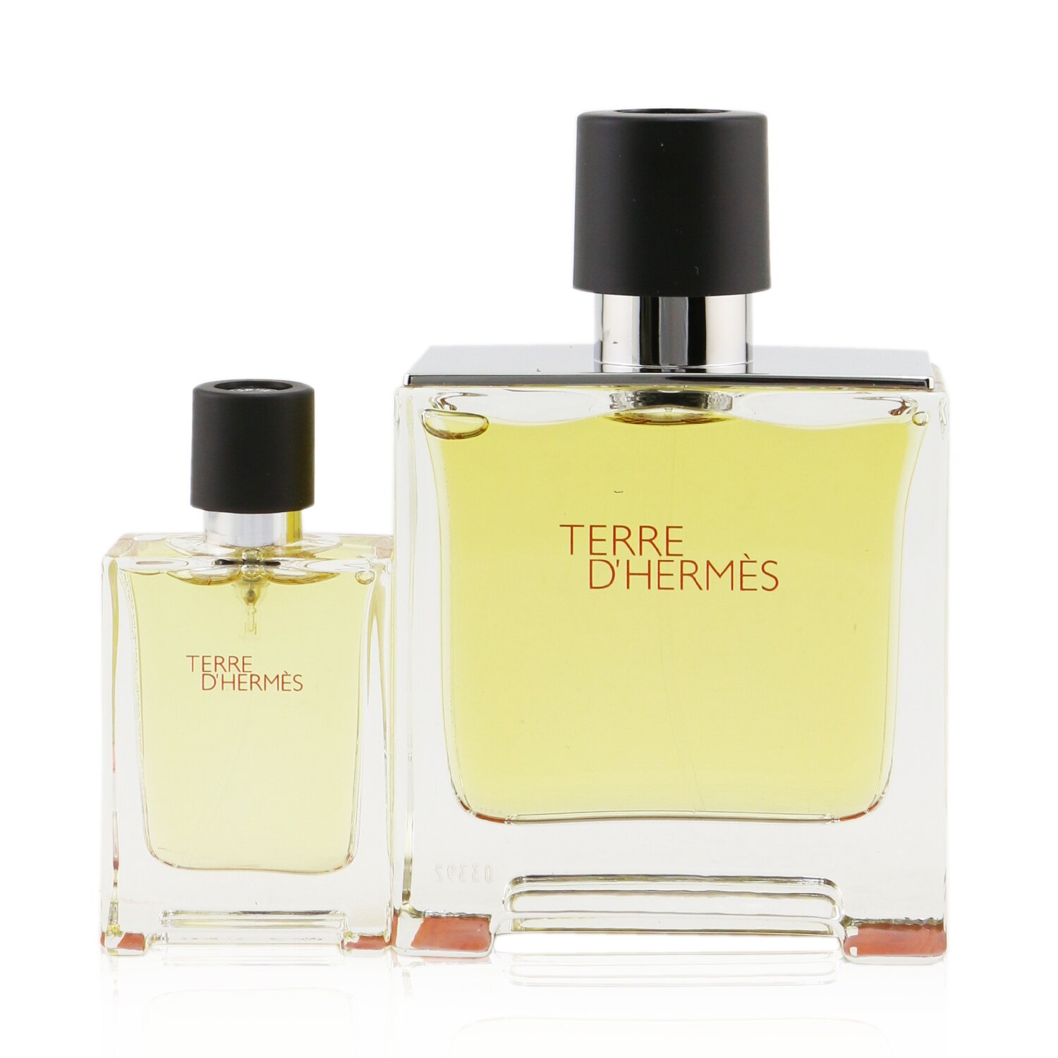 Hermes Terre D'Hermes Pure Parfum Coffret: Pure Parfum Spray 75ml/2.53oz + Pure Parfum Spray 12.5ml/0.42oz 2pcs