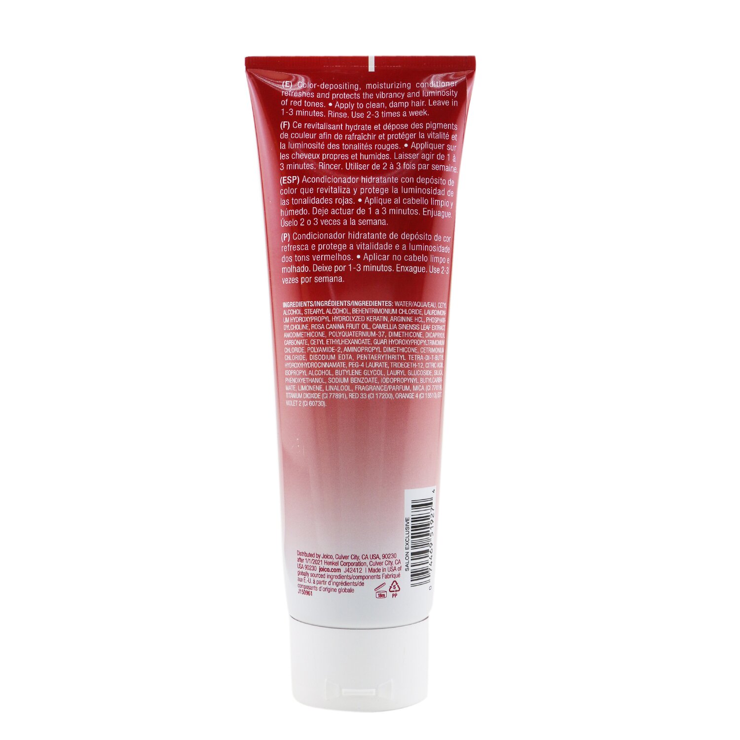 Joico Color Infuse Red Acondicionador (Para Revivir el Cabello Rojo) 250ml/8.5oz