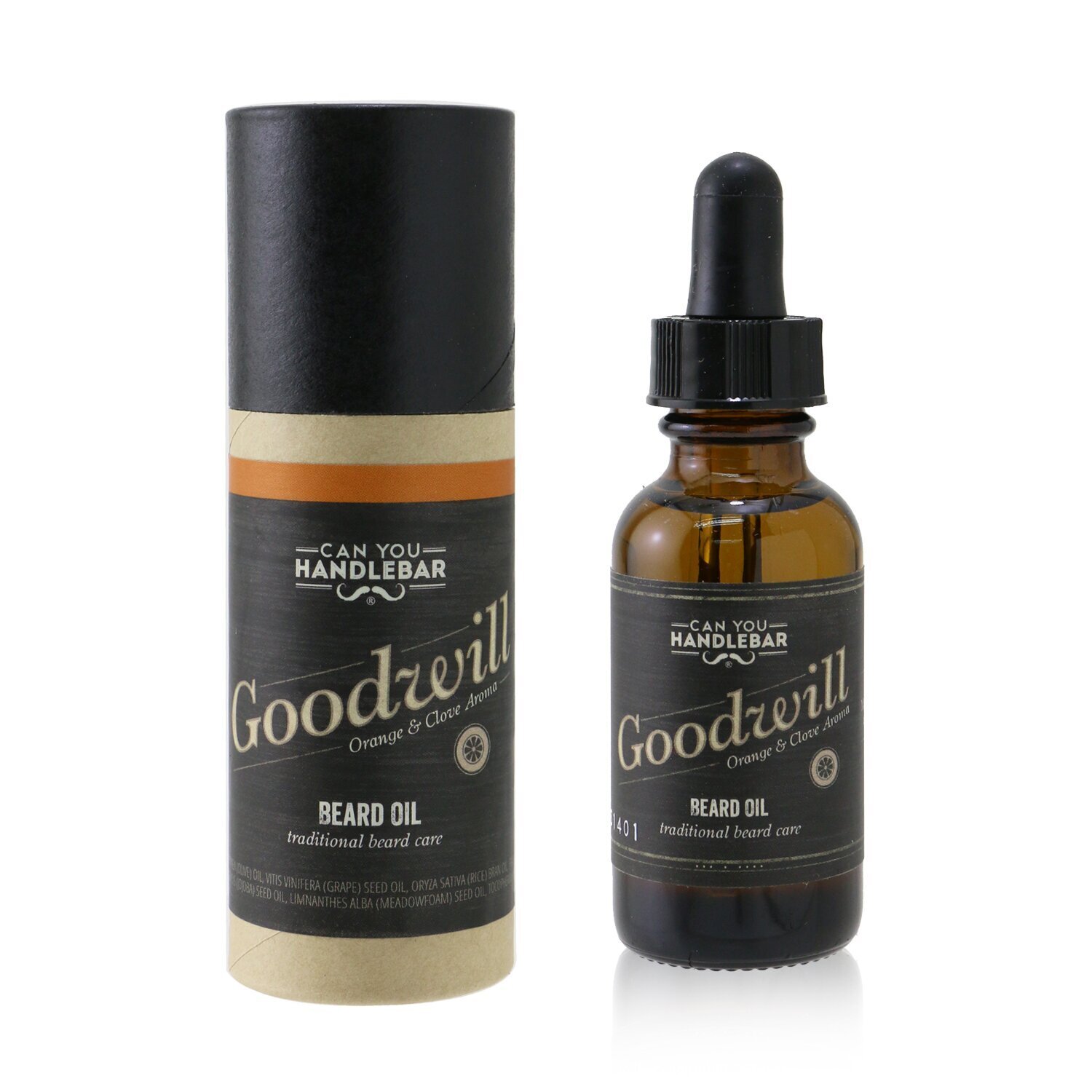 Can You Handlebar Beard Oil - Goodwill (Orange & Clove Aroma) (Exp. Date: 12/2021) 30ml/1oz