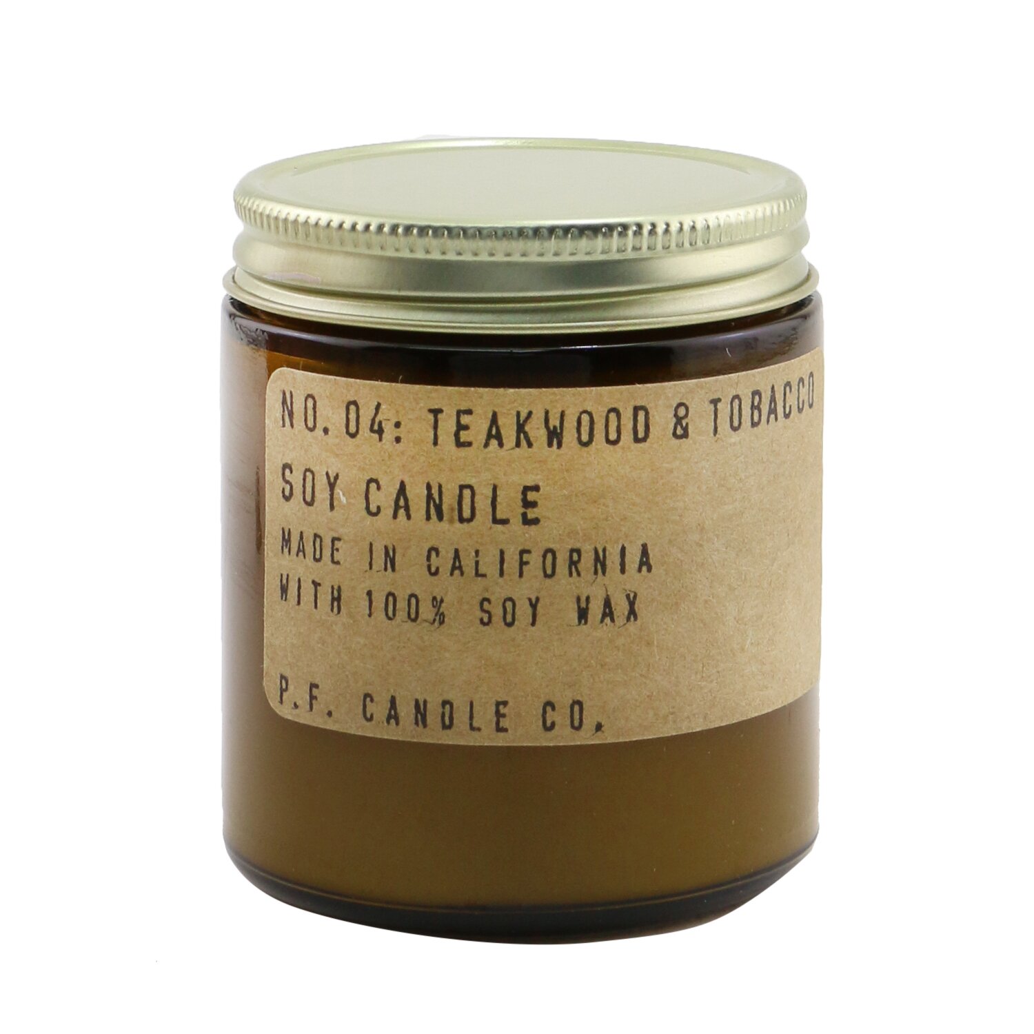 P.F. Candle Co. Candle - Teakwood & Tobacco 99g/3.5oz