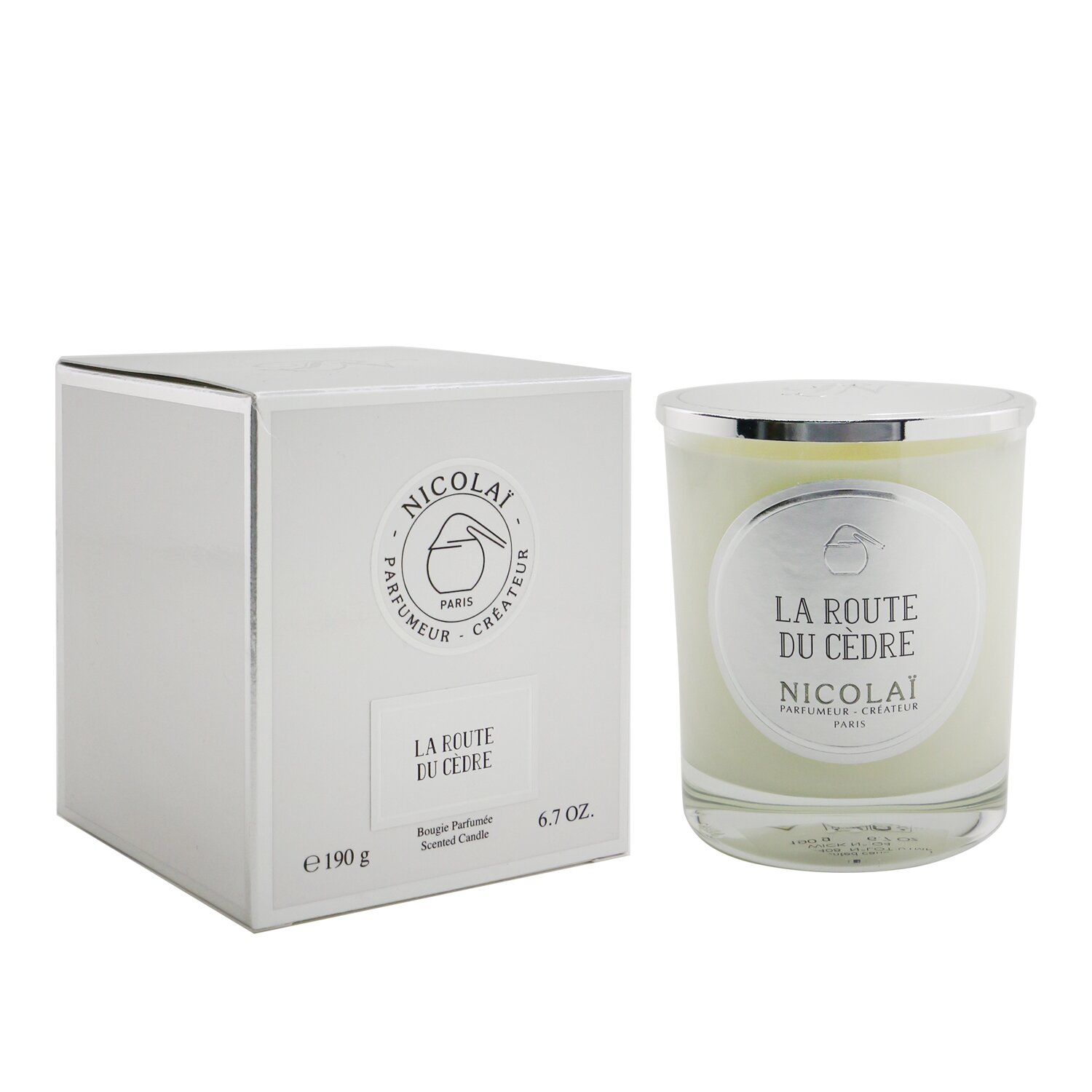 Nicolai Scented Candle נר מבושם - La Route Du Cedre 190g/6.7oz