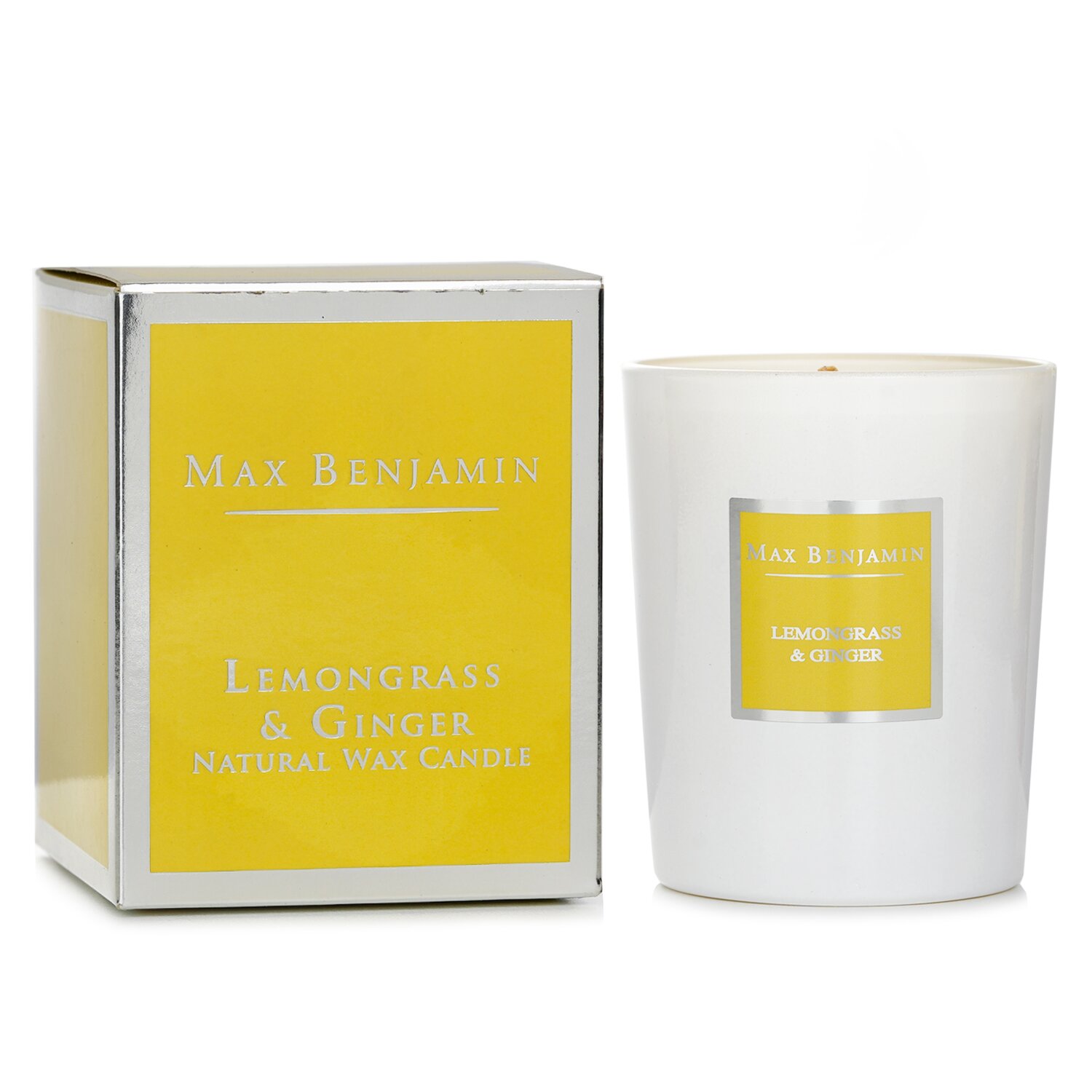 Max Benjamin Свеча - Lemongrass & Ginger 190g/6.5oz