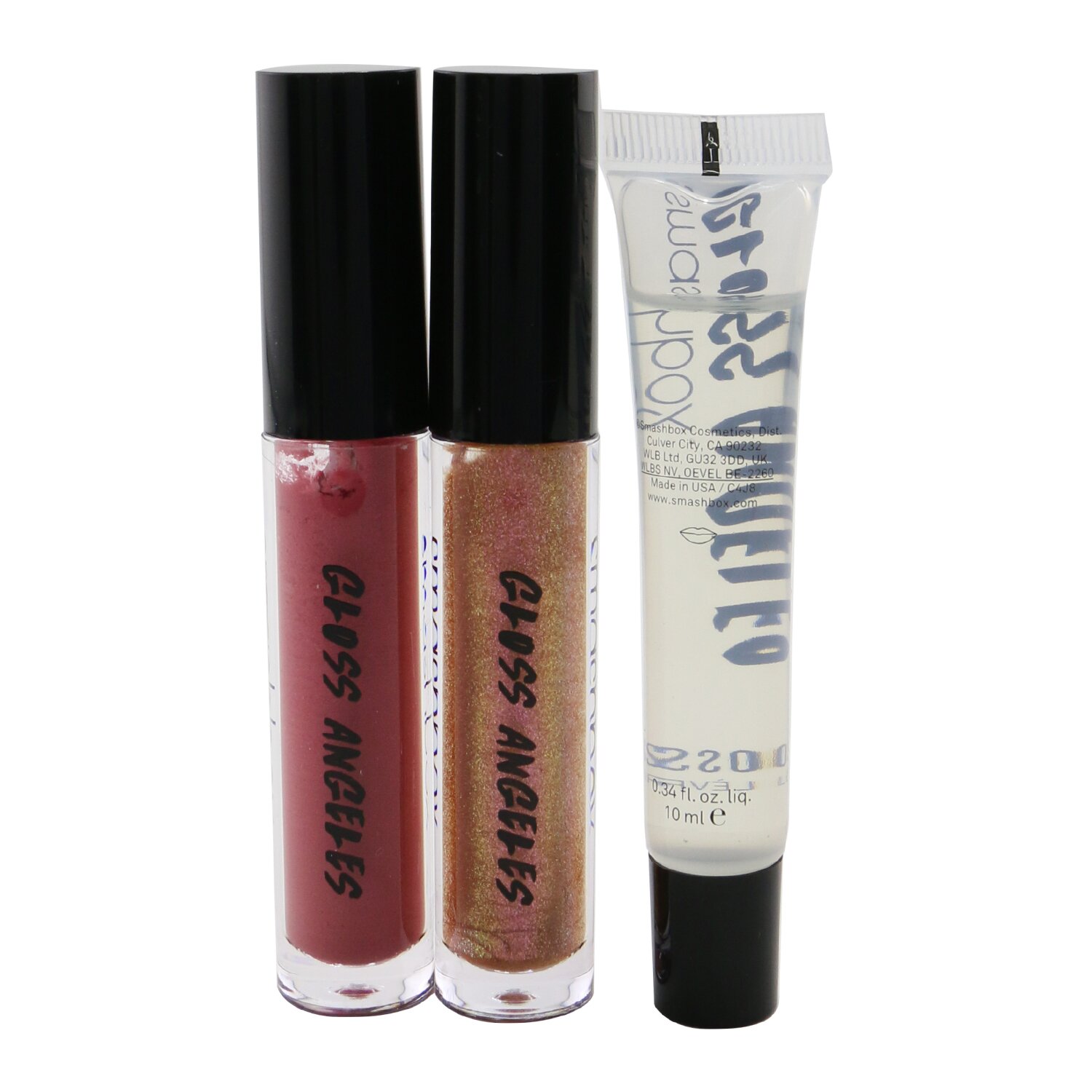 Smashbox Gloss Angeles Trio Set (3x Lip Gloss) (Box Slightly Damaged) 3x4ml/0.13oz