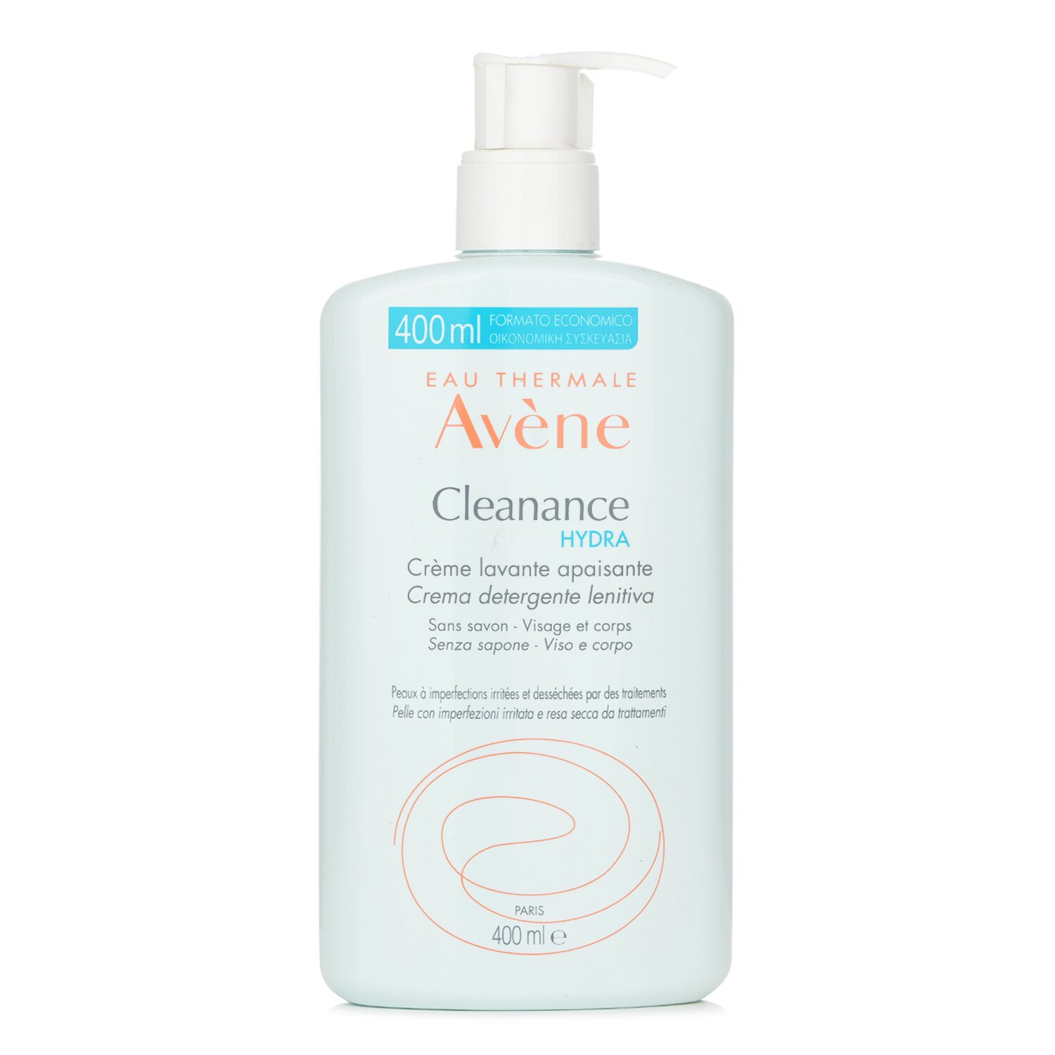 Avene Cleanance HYDRA Успокаивающий Очищающий Крем 400ml/13.3oz